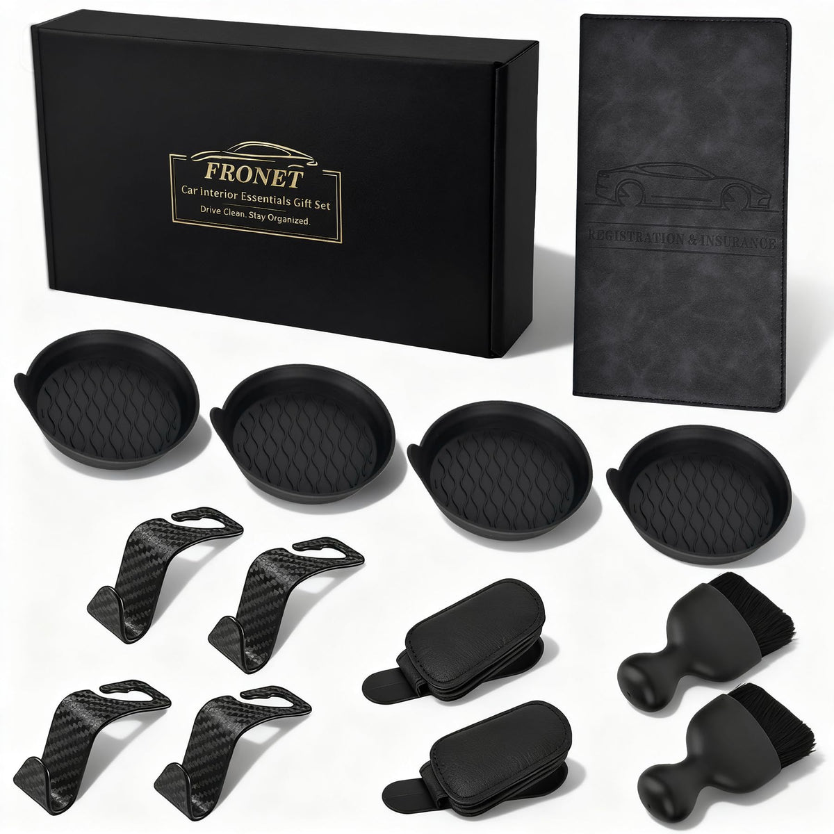 Car Accessories Gift Set for New Drivers, 13PCS Everyday Car - Product Imagery