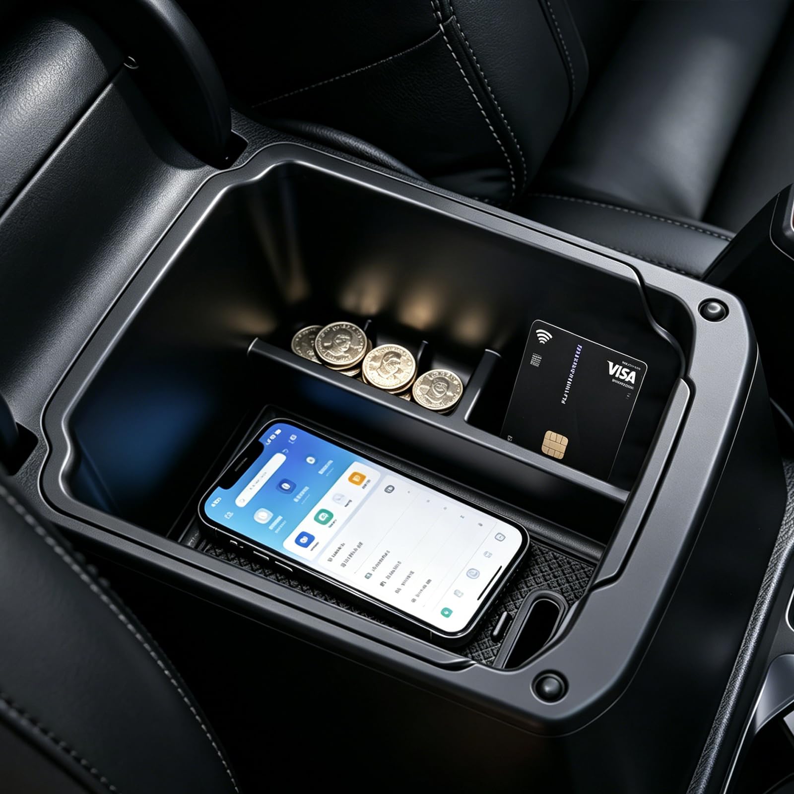 Autorder Center Console Organizer for 2022-2026 Volkswagen Taos/ - Product Imagery