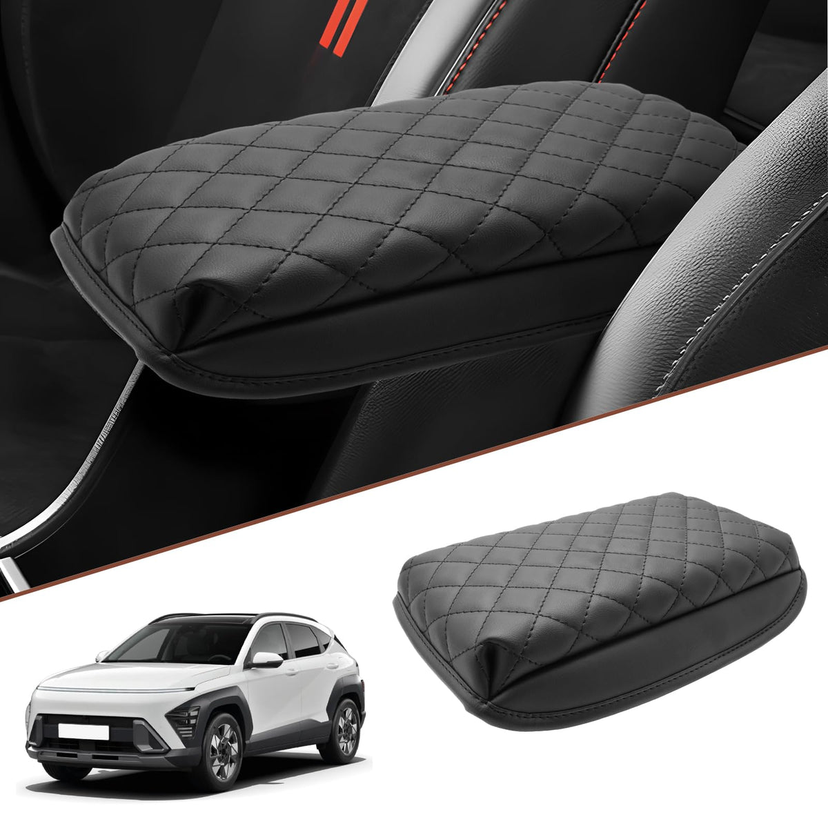 SKTU for 2024 2025 2026 Hyundai Kona Center Console Cover 2024 - Product Imagery