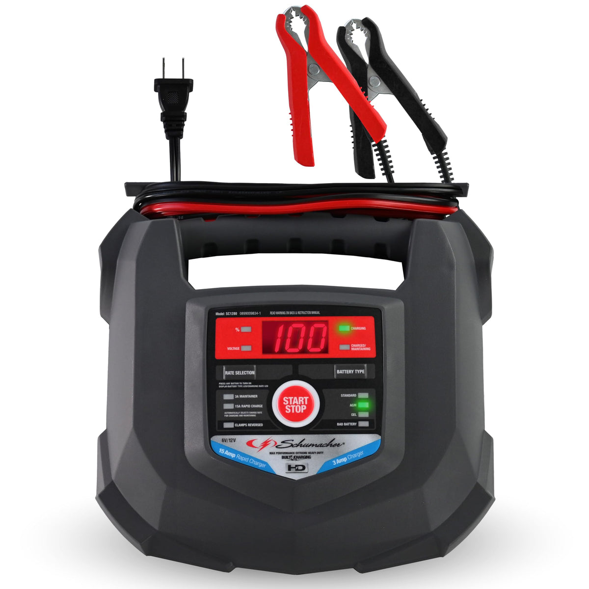 Schumacher Electric Car Battery Charger 12V/6V - Trickle - Product Imagery