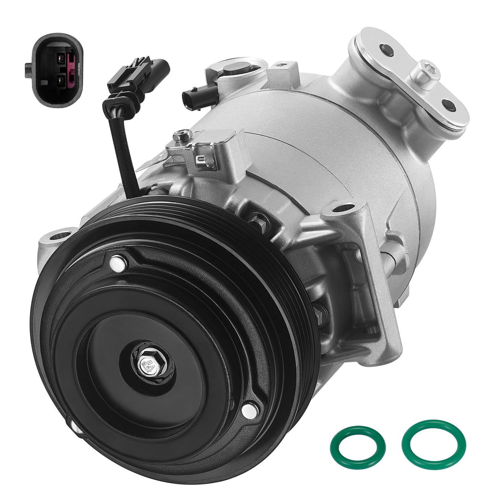 BDFHYK 67222 AC Compressor with Clutch Compatible with Buick - Product Imagery