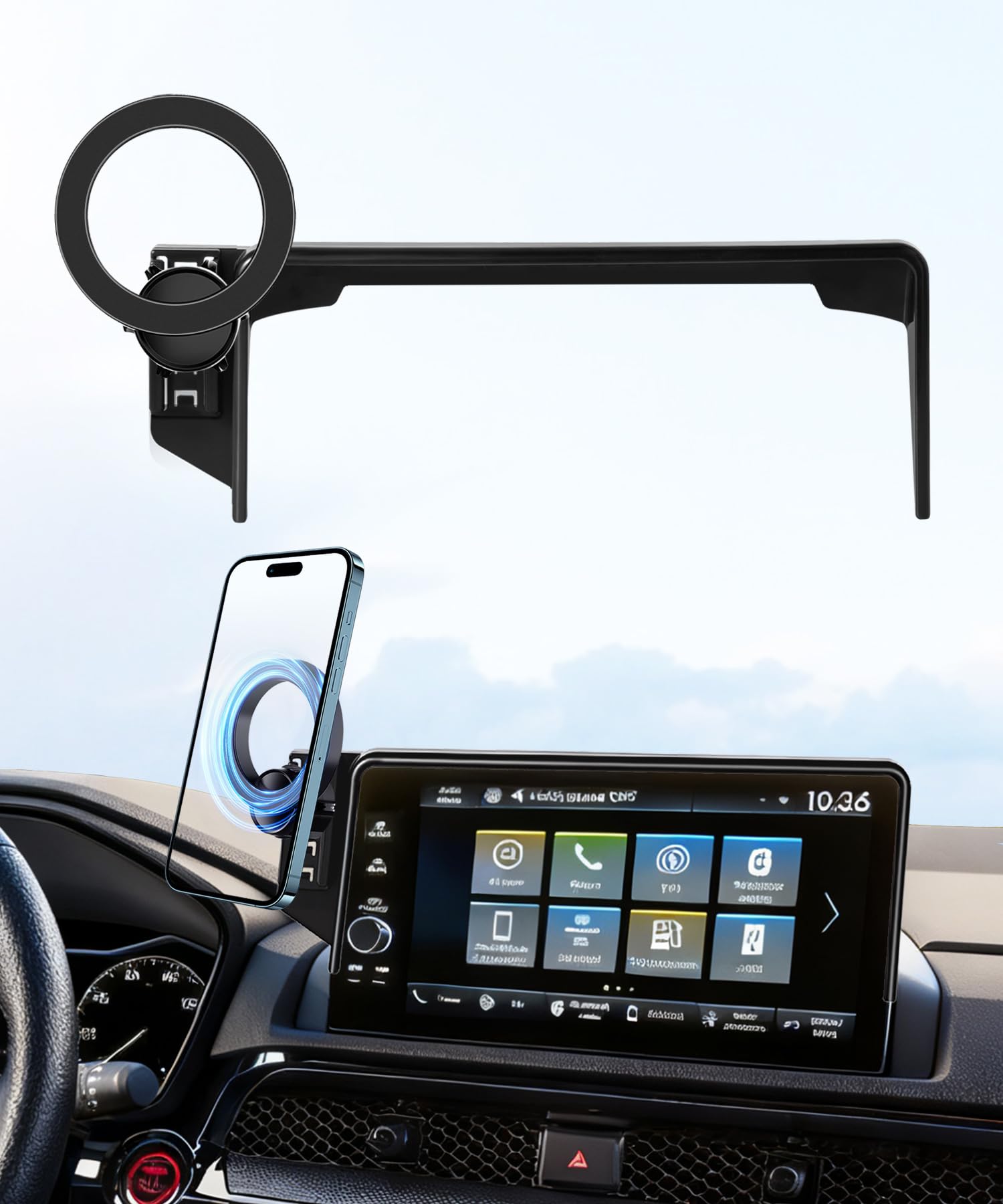 Car Phone Holder for Honda CR-V/HR-V/CRV 2023-2026 Accessories, - Product Imagery