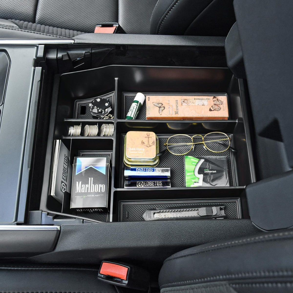 EDBETOS Center Console Organizer for Ford F150 2021-2023 F-150 - Product Imagery