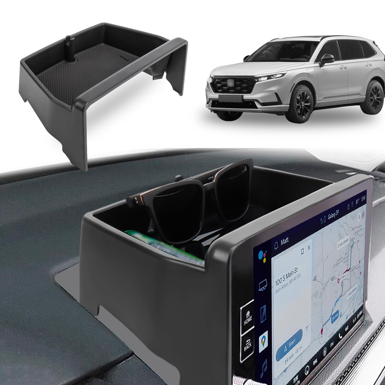 Center Console Dashboard Organizer for 2023-2026 Honda CRV - Product Imagery