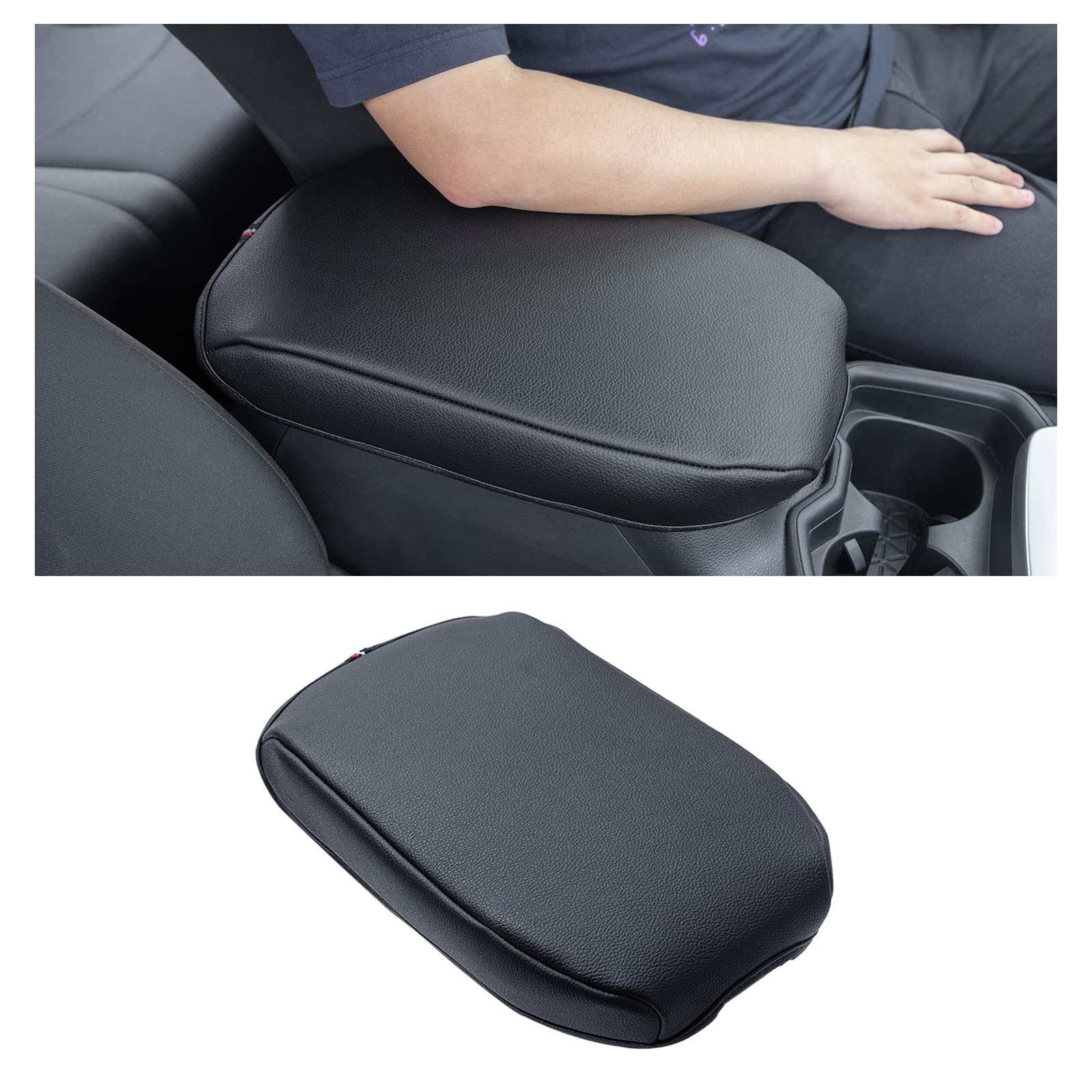 Armrest Cover for Toyota Rav4 2019-2025 Leather Console Cushion - Product Imagery