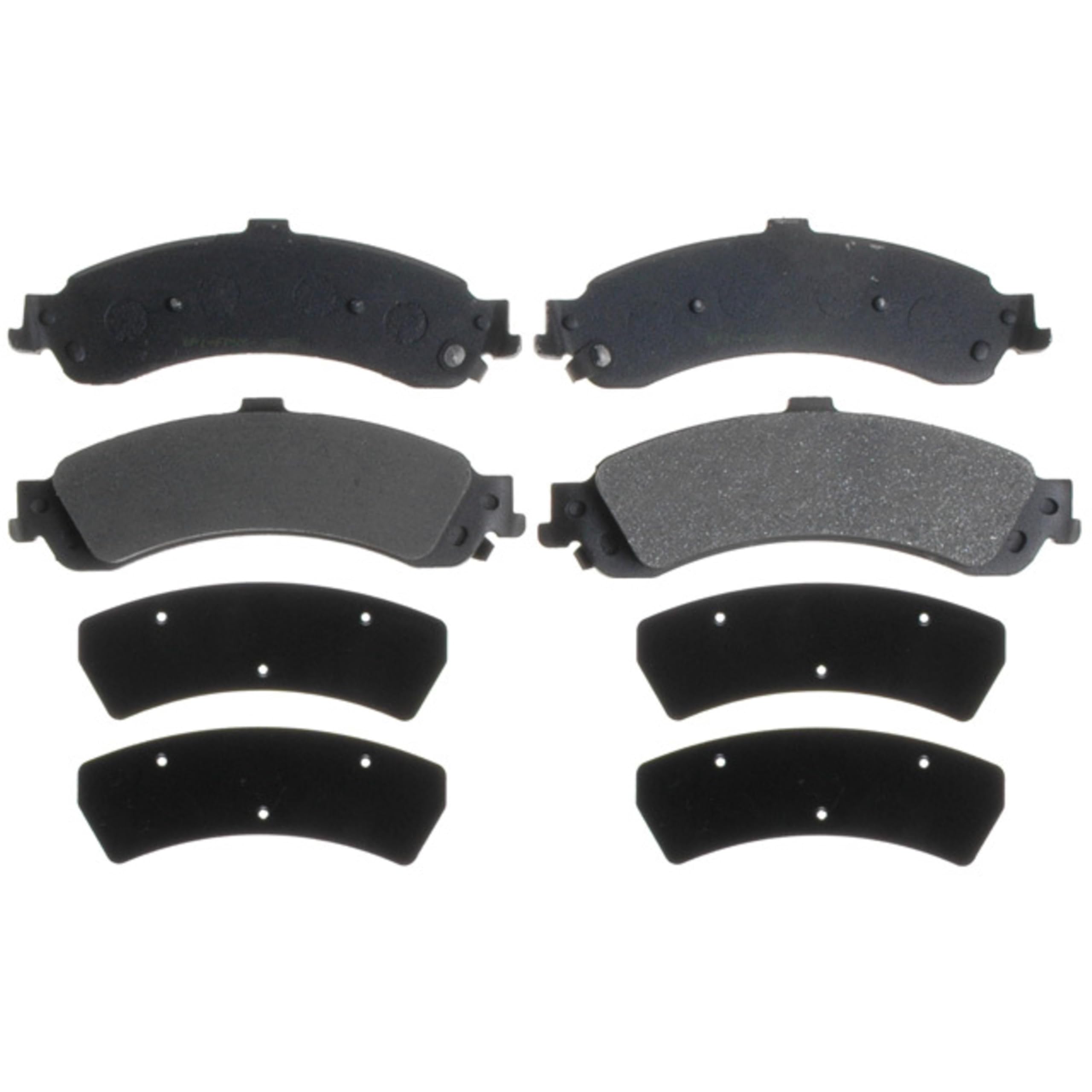 ACDelco Silver Rear Brake Pad Set with Wear Sensor 14D834M | GM - Product Imagery