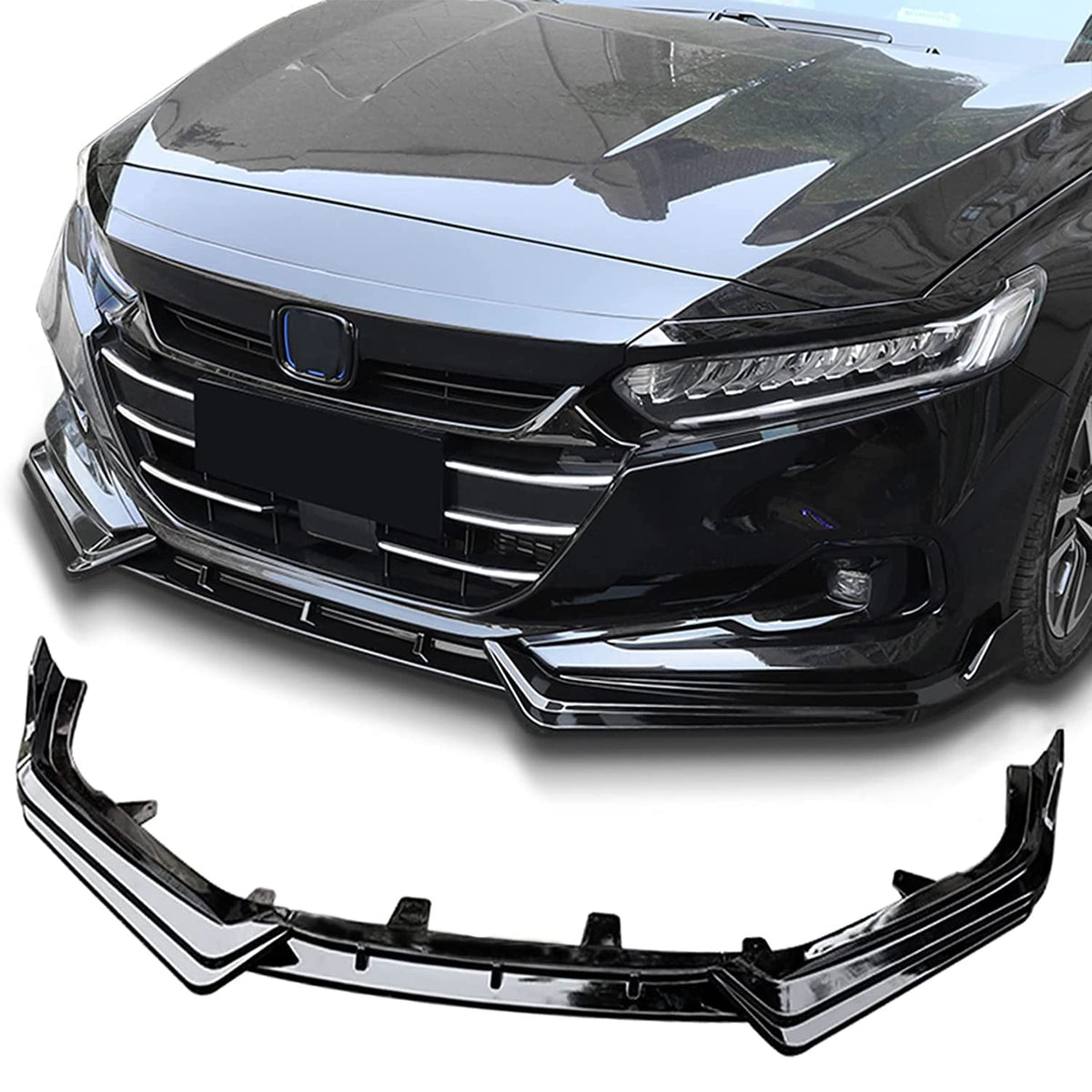 Archaic Front Bumper Lip Compatible for Honda Accord 10.5th - Product Imagery