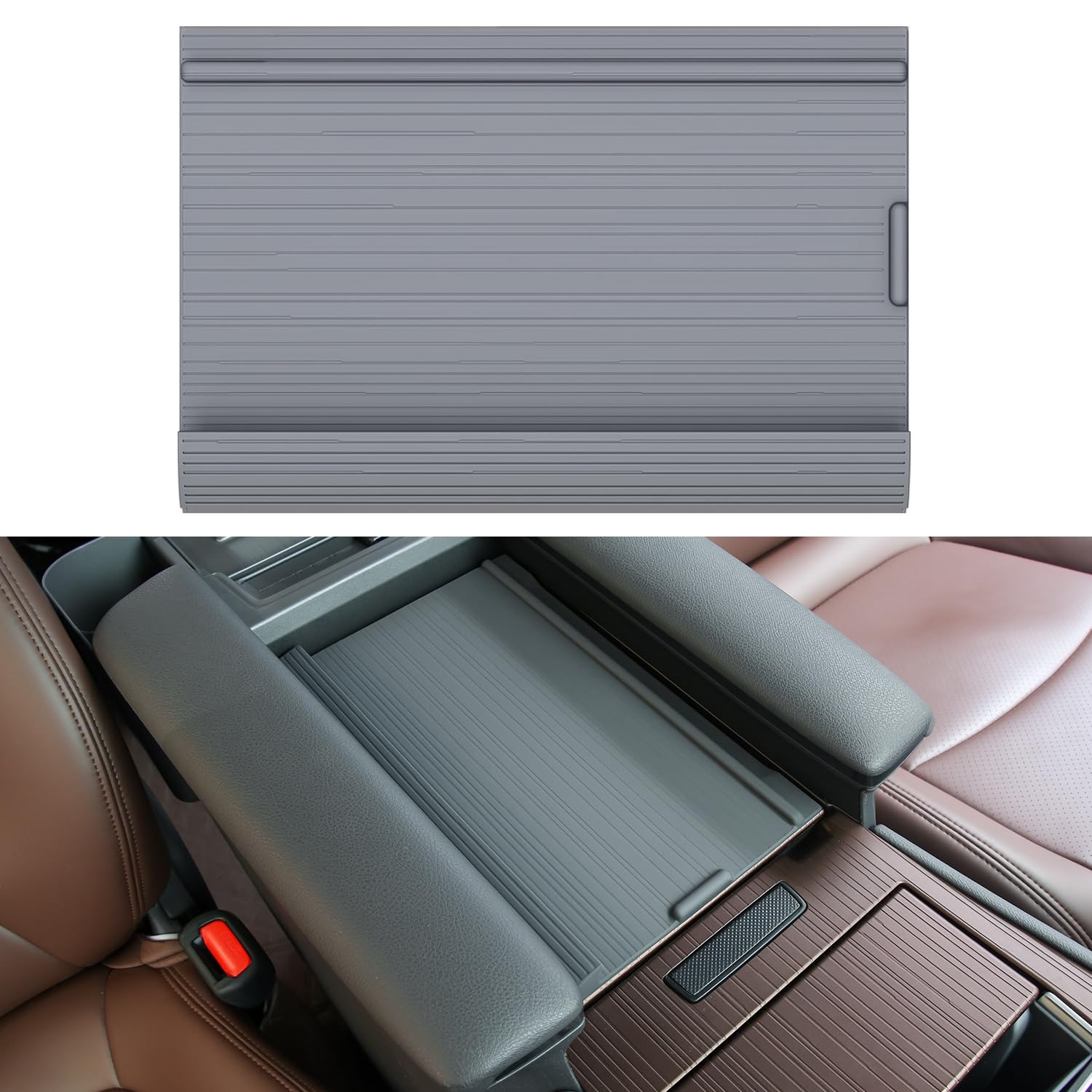 Center Console Armrest Silicone Pad for Sienna 2021-2026 - Product Imagery