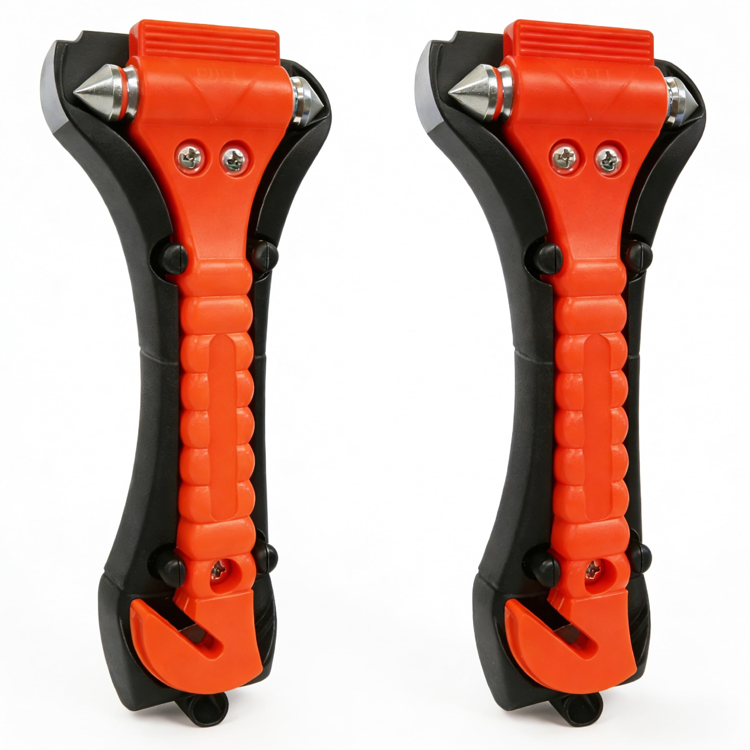 BFXM Car Window Breaker Hammer and Seat Belt Cutter 2-in-1, 2 - Product Imagery