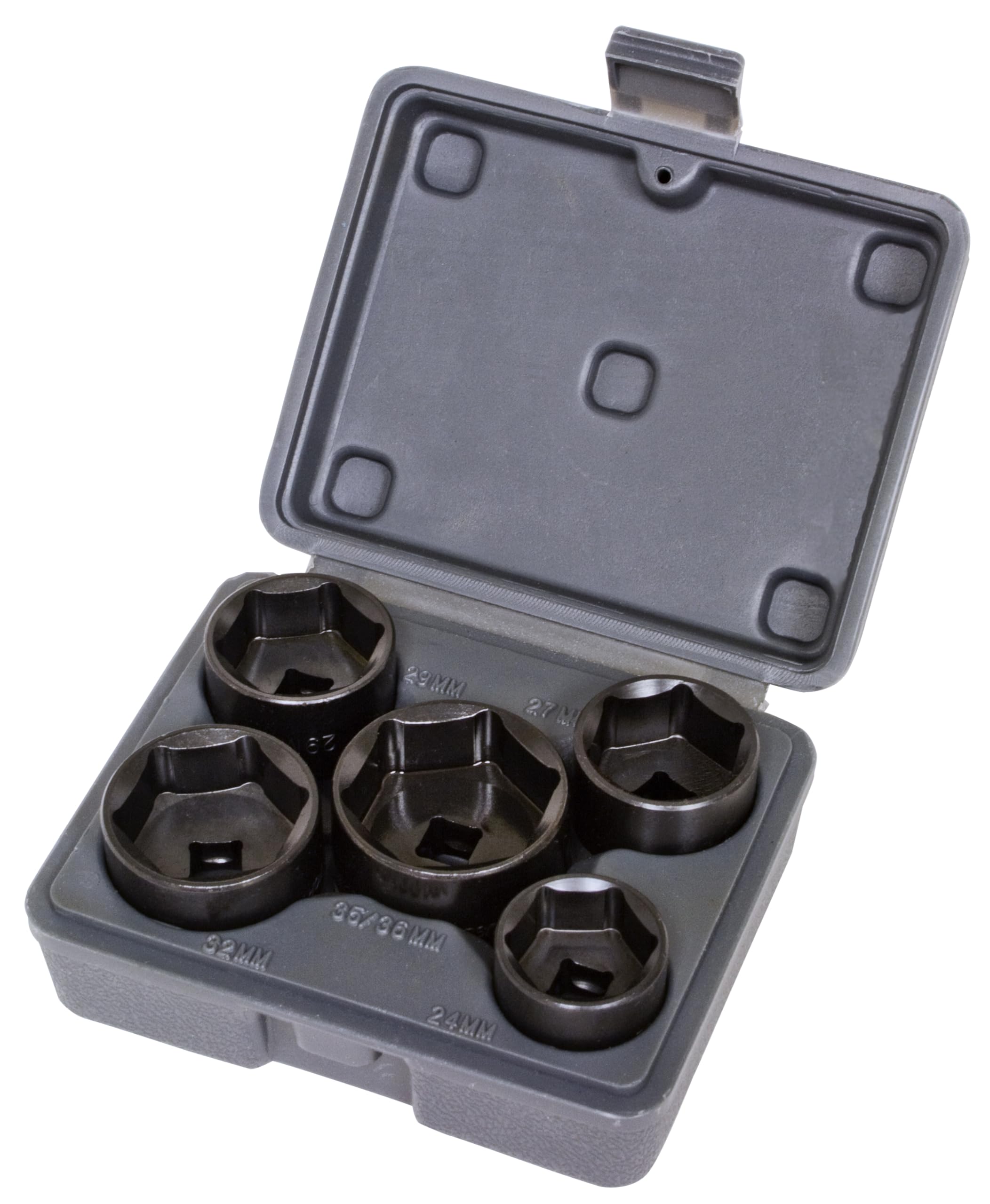 Lisle 13300 5-Piece Filter Socket Set - Product Imagery