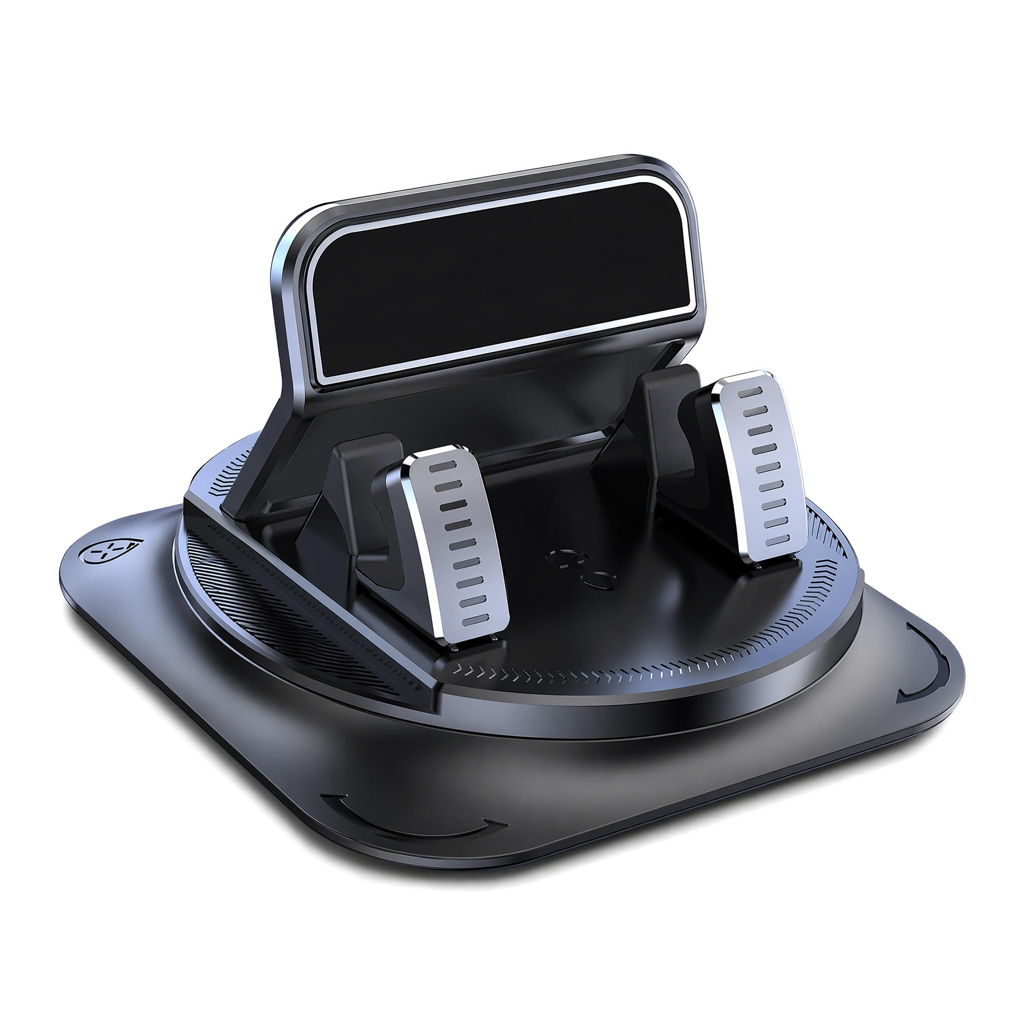 360° Rotatable Dashboard Car Phone Holder Black for Cell Phone - Product Imagery
