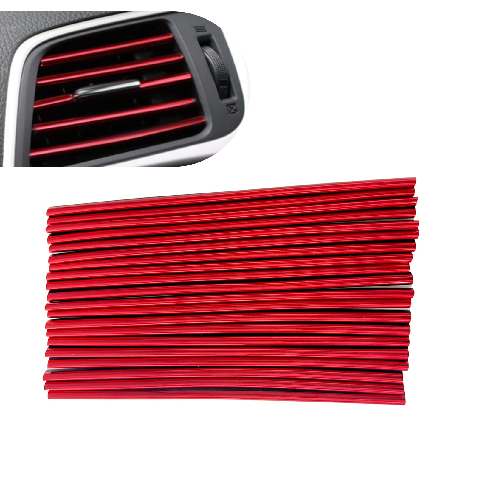 20PCS Car Vent Outlet Trim, Waterproof Car Air Conditioner - Product Imagery