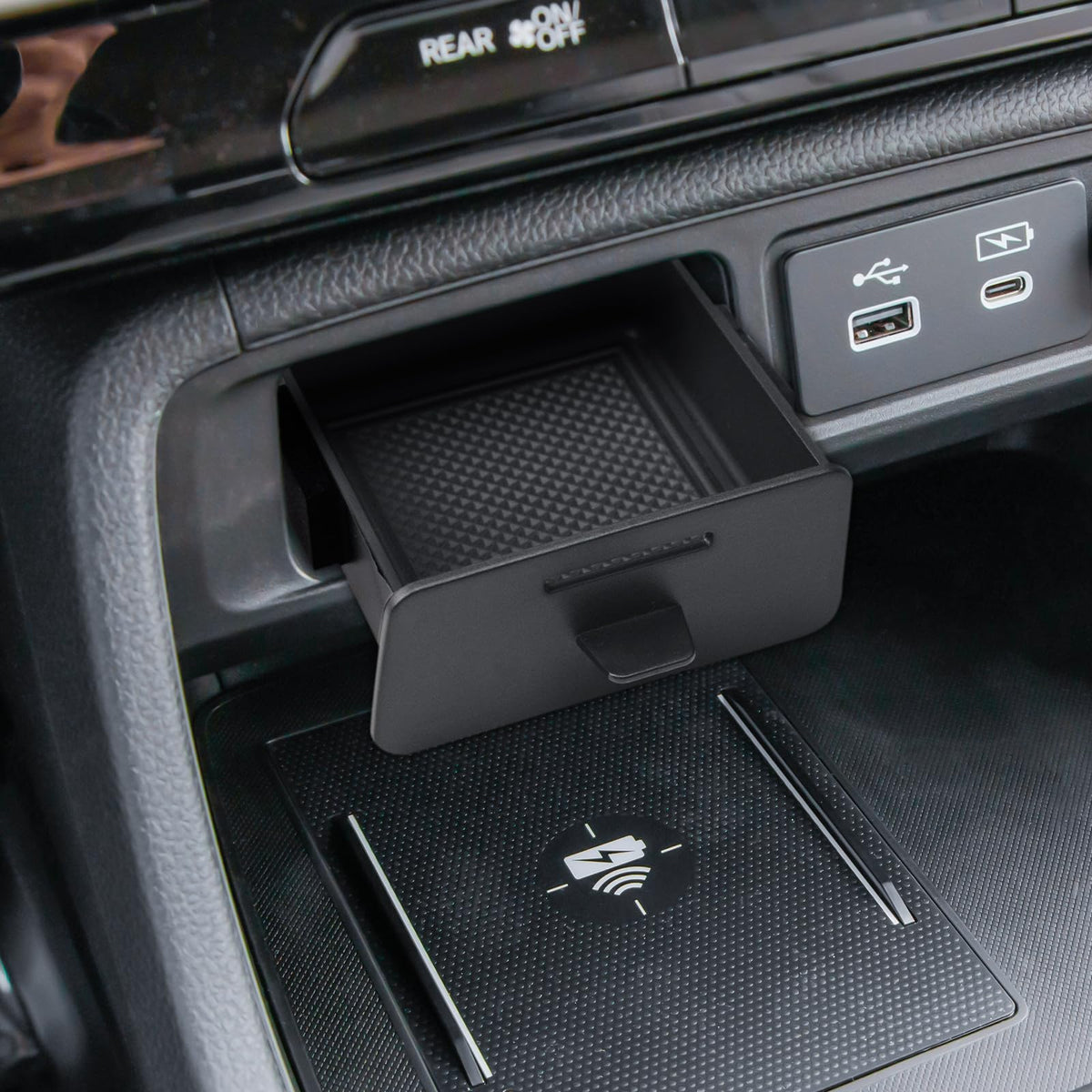RUNROAD Center Console Organizer For 2023-2026 Honda Pilot / - Product Imagery