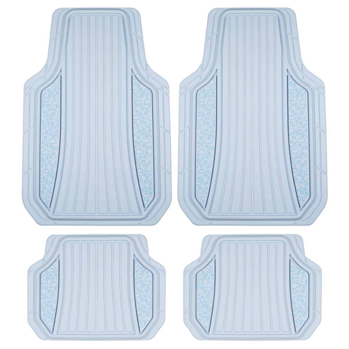 Cinnamoroll Car Mats 4pc Floor Mats for Cars Trucks SUVs Blue - Product Imagery