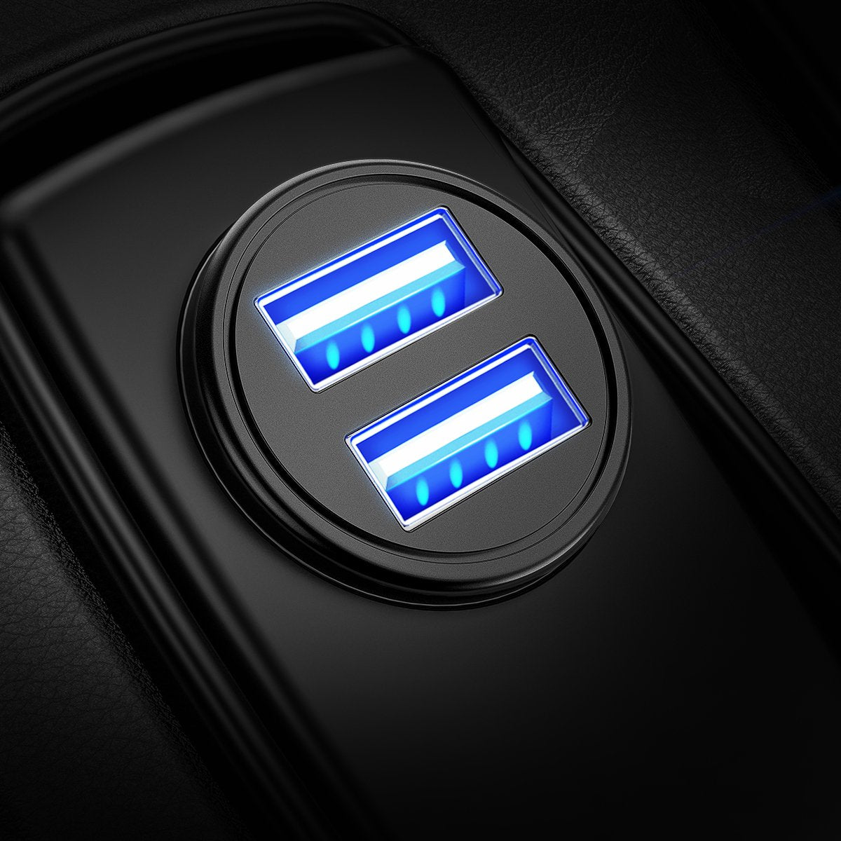 AINOPE 4.8A Car Charger Adapter, Cigarette Lighter USB Car - Product Imagery