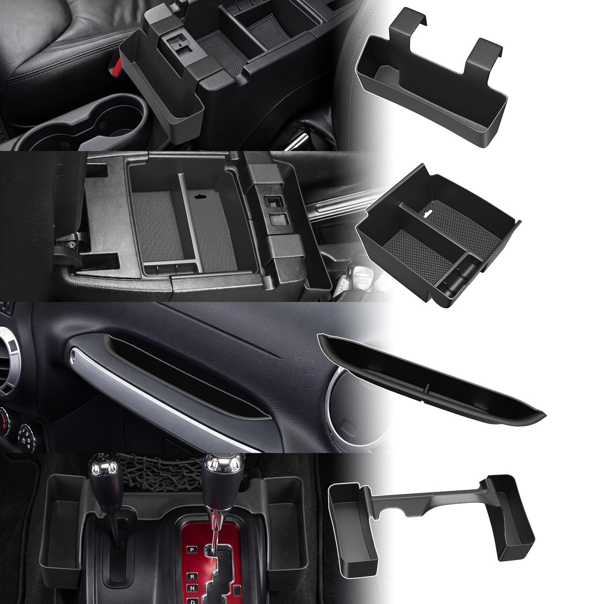 Eamplest Center Console Organizer for Jeep Wrangler JK JKU - Product Imagery