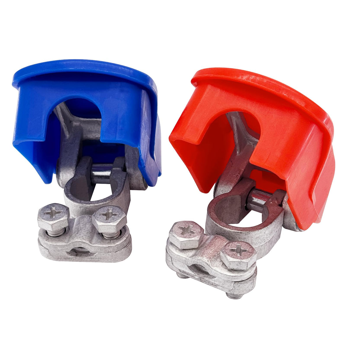 Ampper Brass Heavy Duty Quick Release Top Post Battery Terminal - Product Imagery