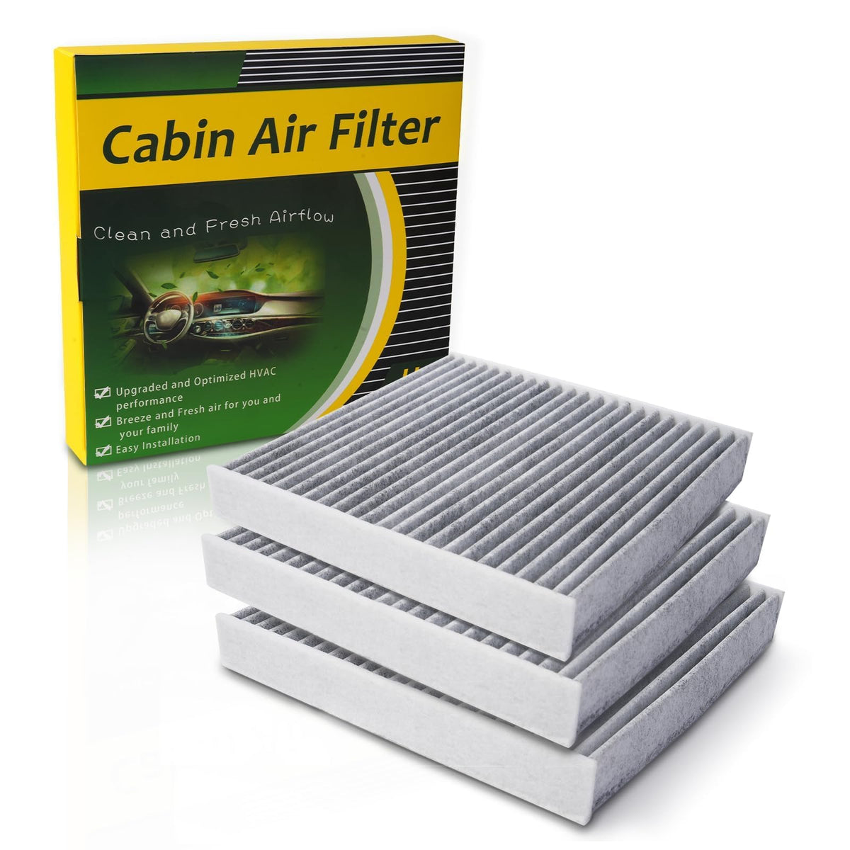 Cabin Air Filter Fits 2023-25 Accord, 2016-25 Civic, 2017-26 CR-V - Product Imagery