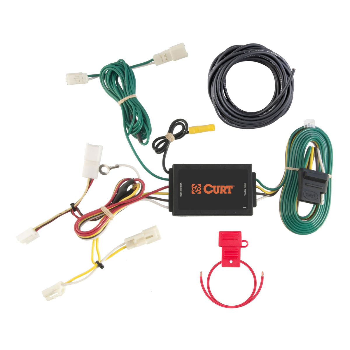 CURT 56106 Vehicle-Side Custom 4-Pin Trailer Wiring Harness fits - Product Imagery