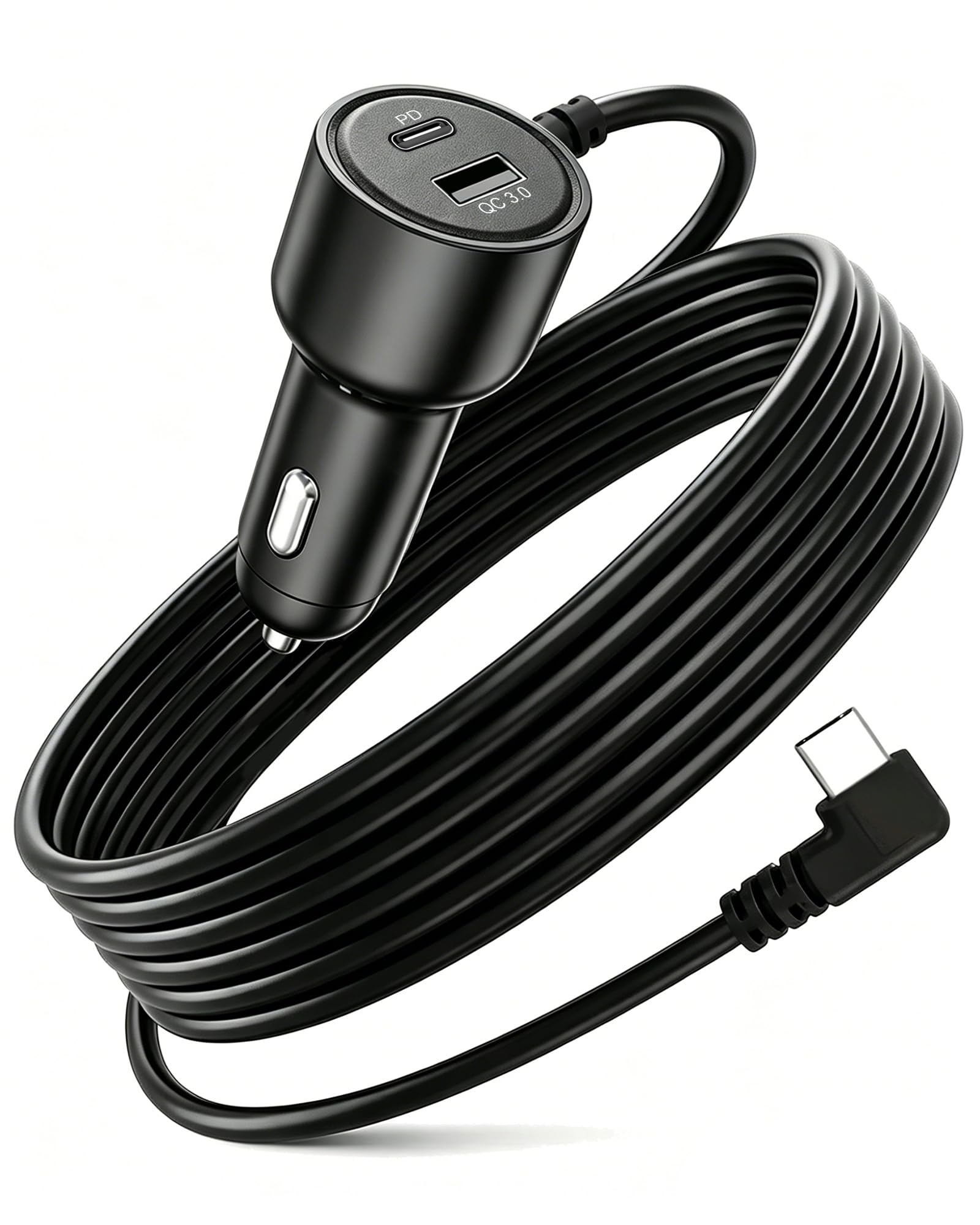 Dash Cam Power Cord USB C – 11.5FT Dashcam Power Adapter with - Product Imagery