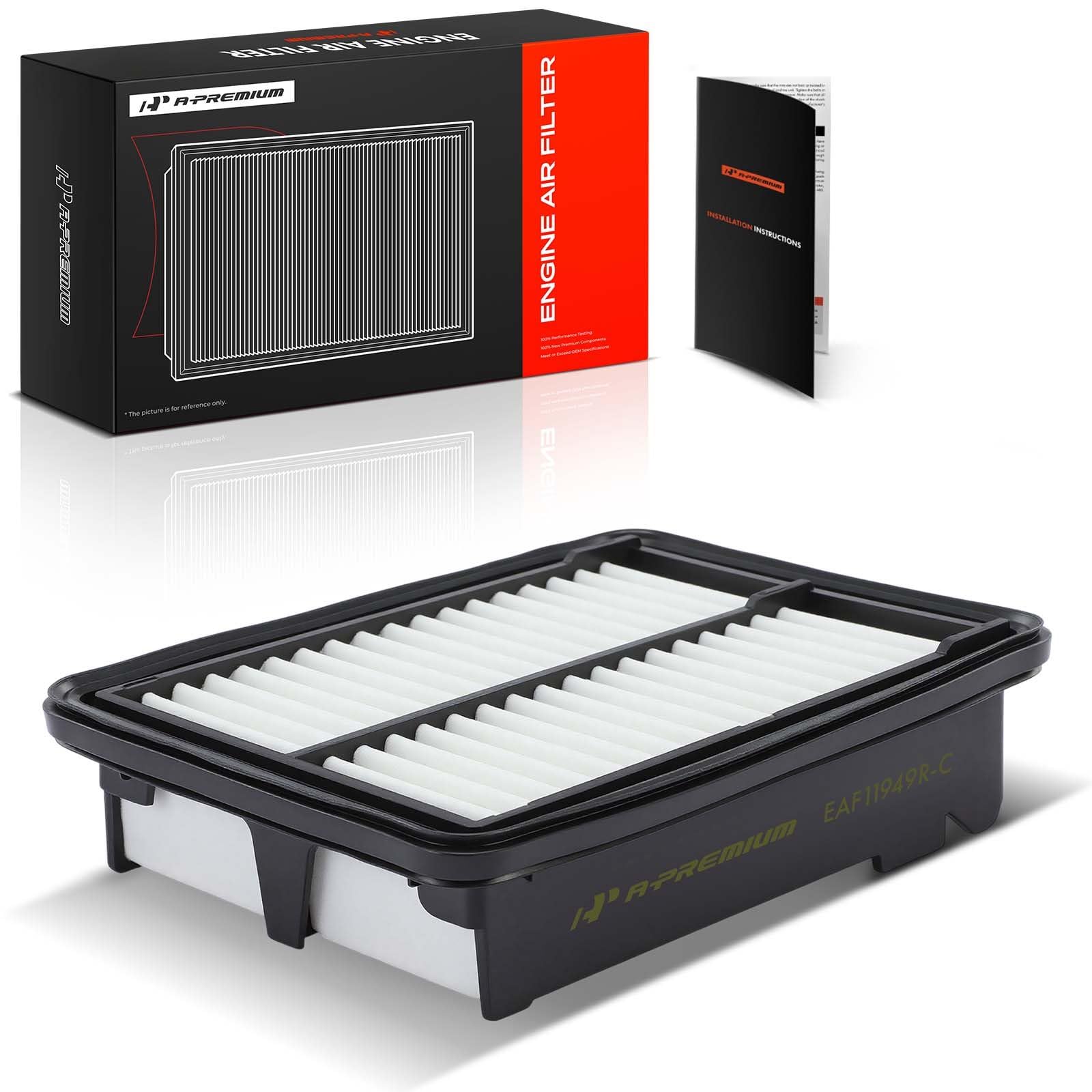 A-Premium Engine Air Filter Compatible with Honda Model - Product Imagery