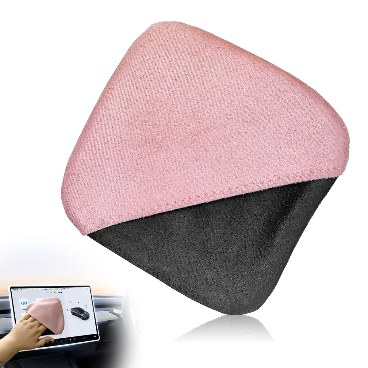 Car Screen Cleaner, Car Accessories Car Screen Wipes, Microfiber - Product Imagery