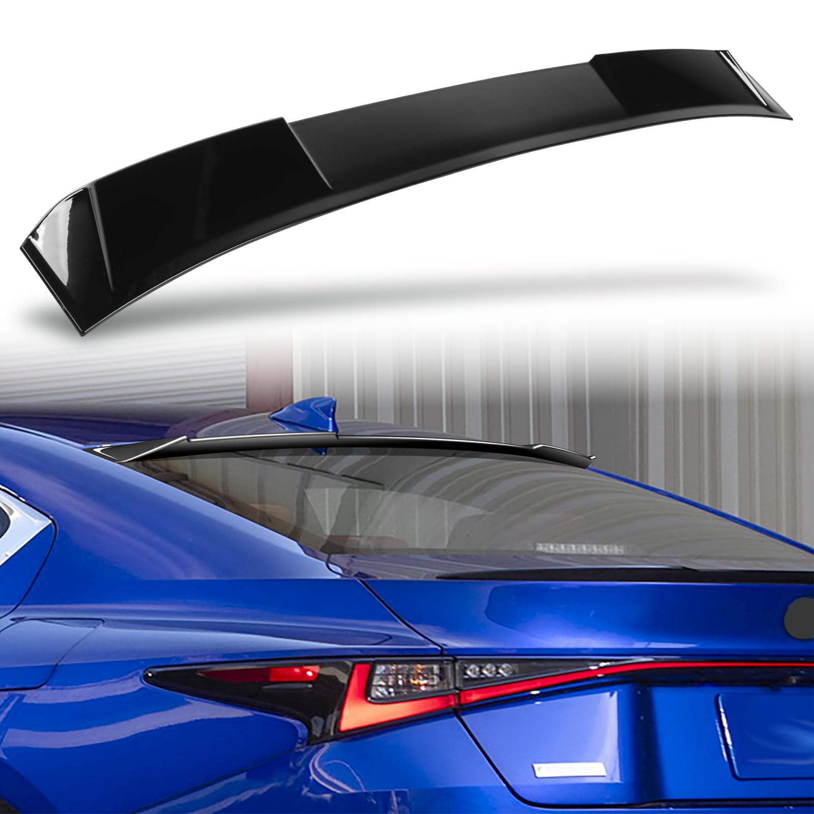 Roof Spoiler fit for Lexus IS300 Sedan Base 2021 2022 2023 2024 - Product Imagery
