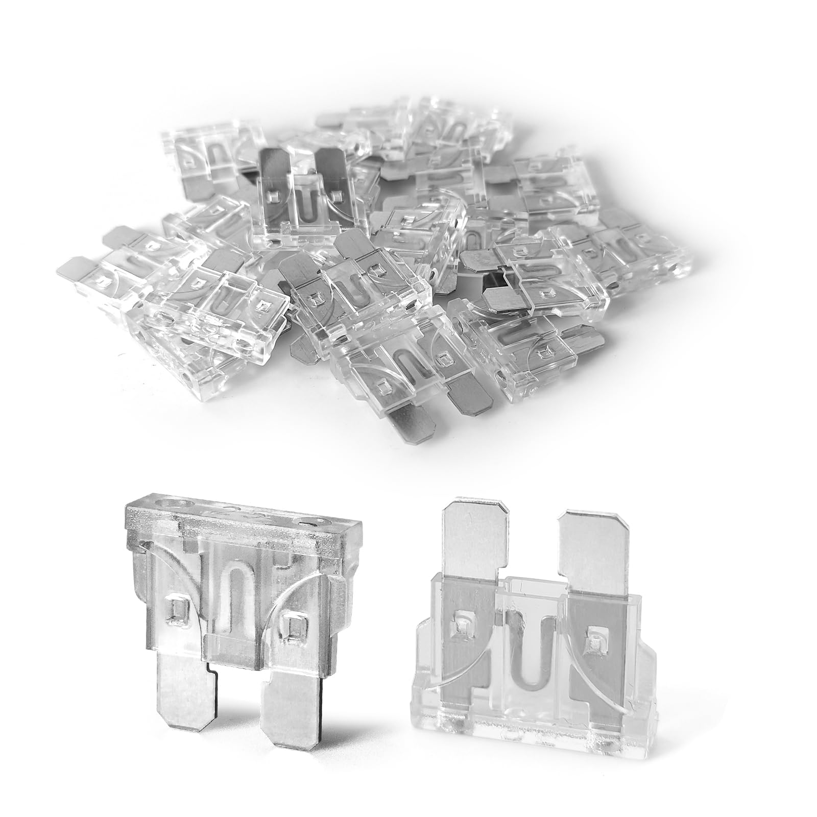 20Pcs 25 Amp Standard Car Fuses, Automotive Replacement Fuses - Product Imagery