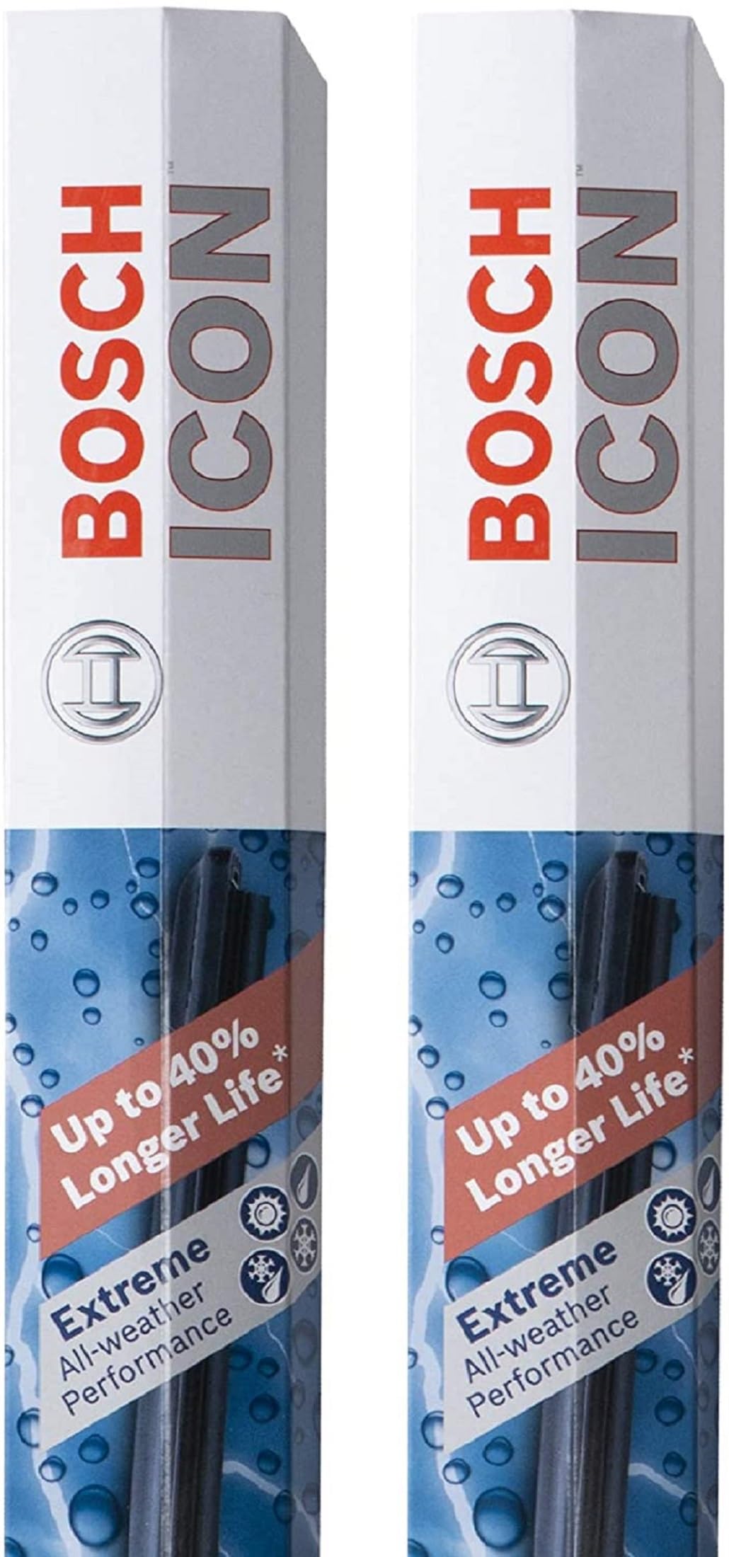 BOSCH 24A24A ICON Beam Wiper Blades - Set of 2 Blades (24A & 24A) - Product Imagery
