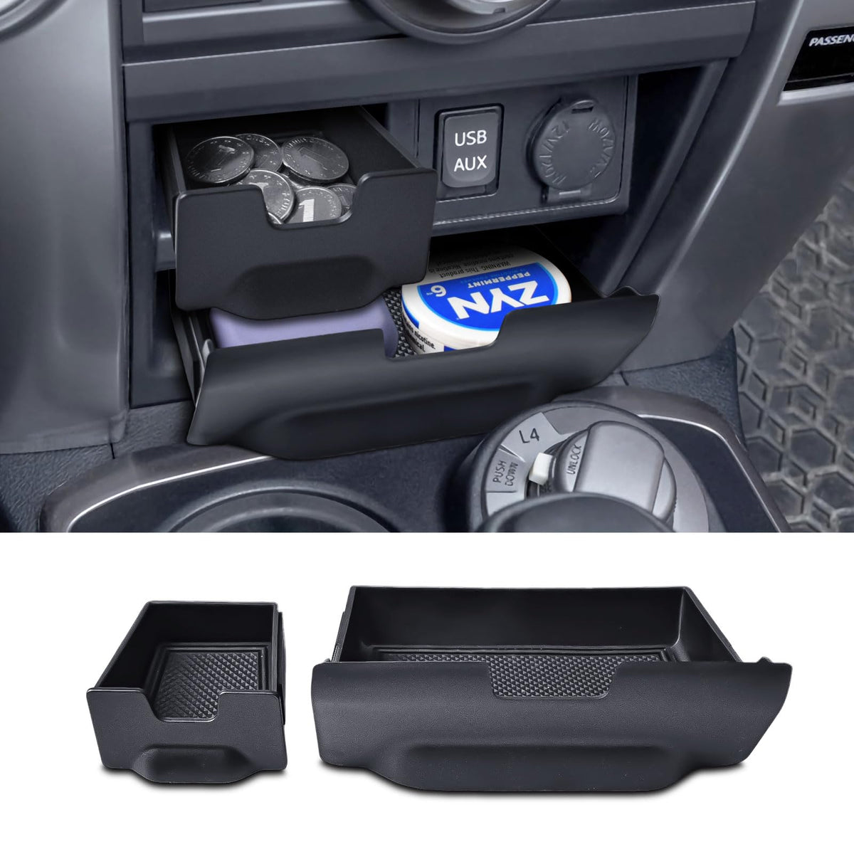 4Runner Cubby Drawer for Toyota 4Runner 2014-2023 2024 Center - Product Imagery
