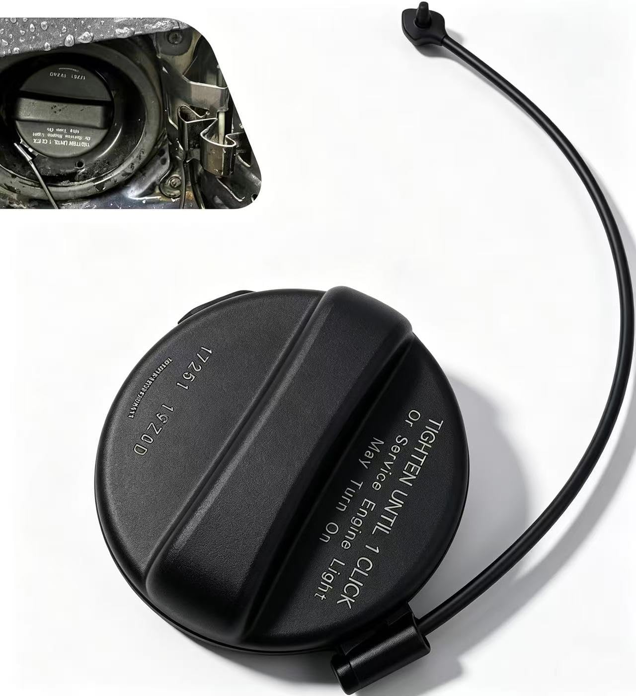 1 PC Fuel Cap, Leakproof Tight Fit Gas Tank Cap, ABS Sfuel Cap - Product Imagery