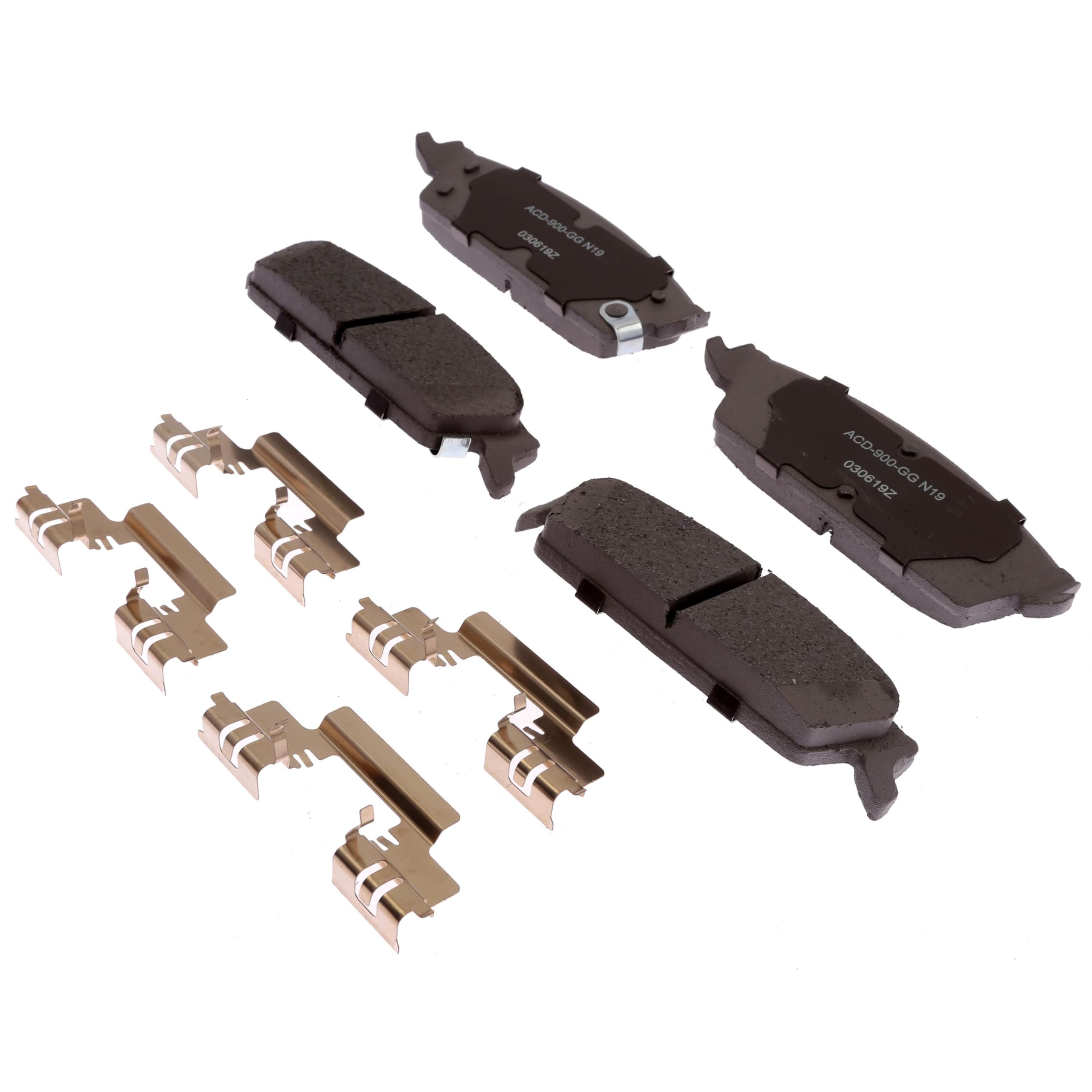 ACDelco Silver Rear Brake Pad Set 14D1194CHF1 | GM 19387594 - Product Imagery