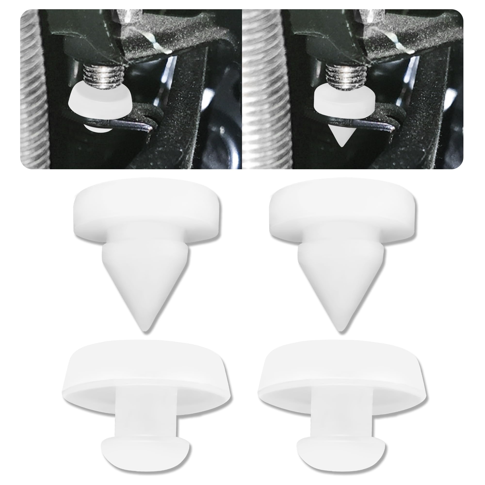 Salior 4PCS Brake Pedal Stop Pad of OEM# 46505-SA5-000,Brake - Product Imagery