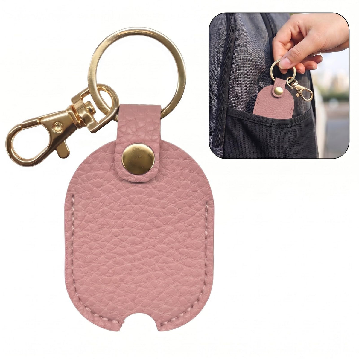 Leather Car Key Cover, Stylish Key Covers for Auto Keys, Car Key - Product Imagery