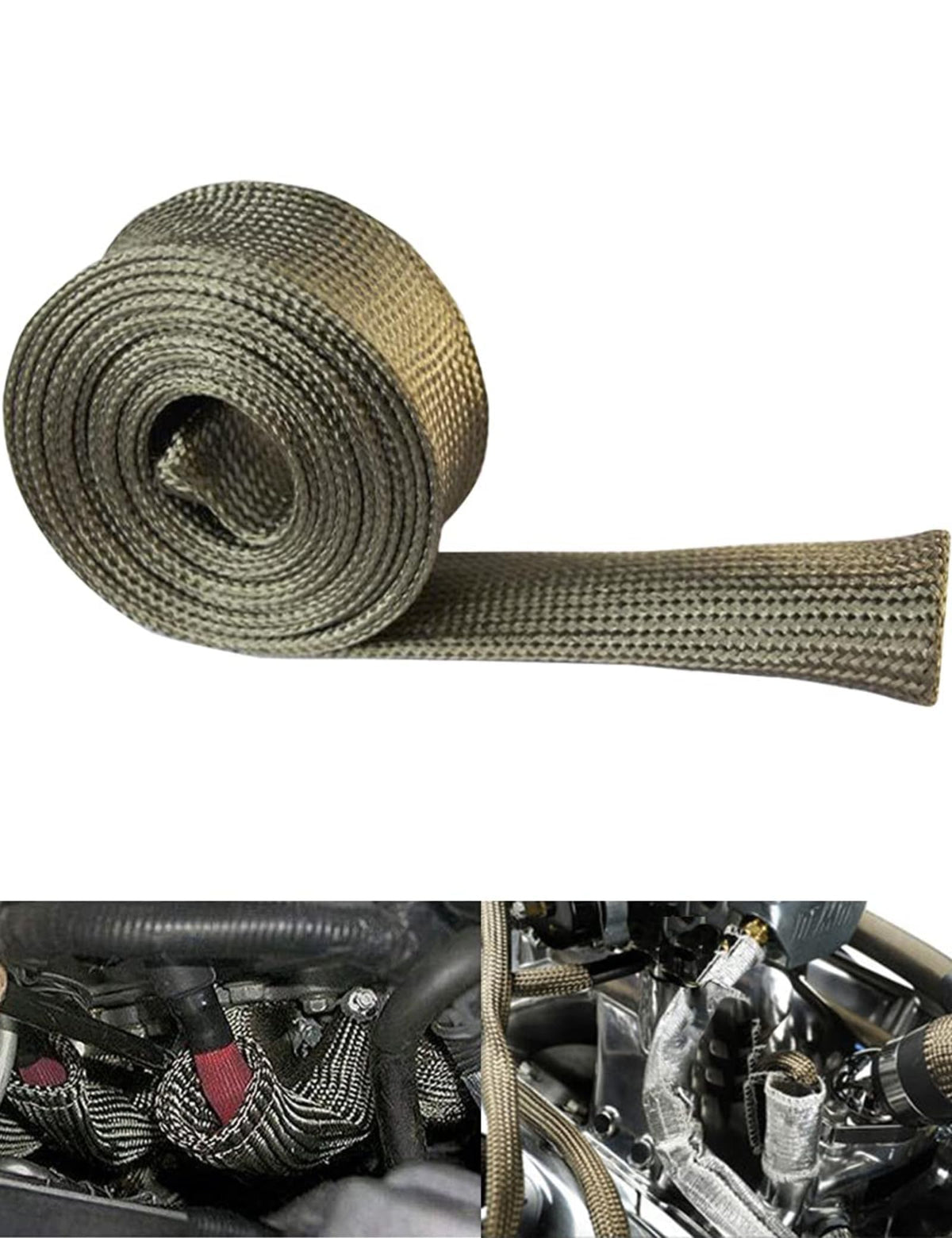 Fuel Line Heat Shield Wire Heat Shield Heat Shield Sleeve Auto - Product Imagery
