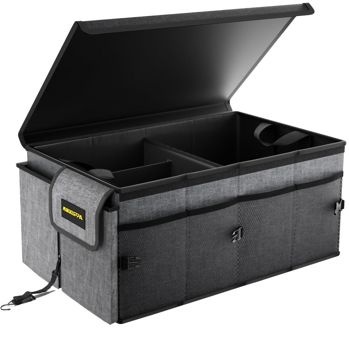MIKKUPPA Trunk Organizer with Lid - 65L Collapsible Car - Product Imagery