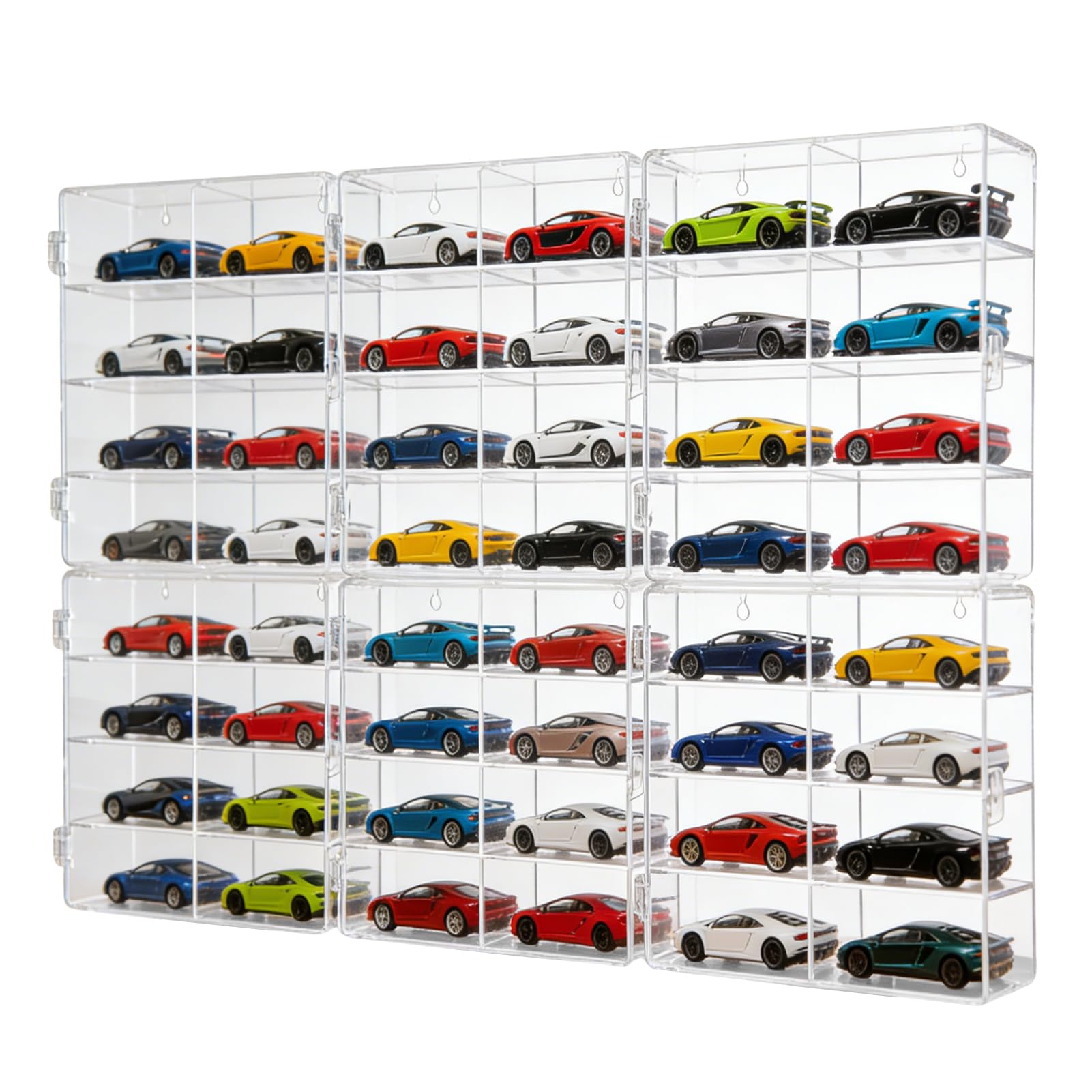 for 48 pcs Matchbox Wheels Car Display Case 1/64 Scale - 48 Toy - Product Imagery
