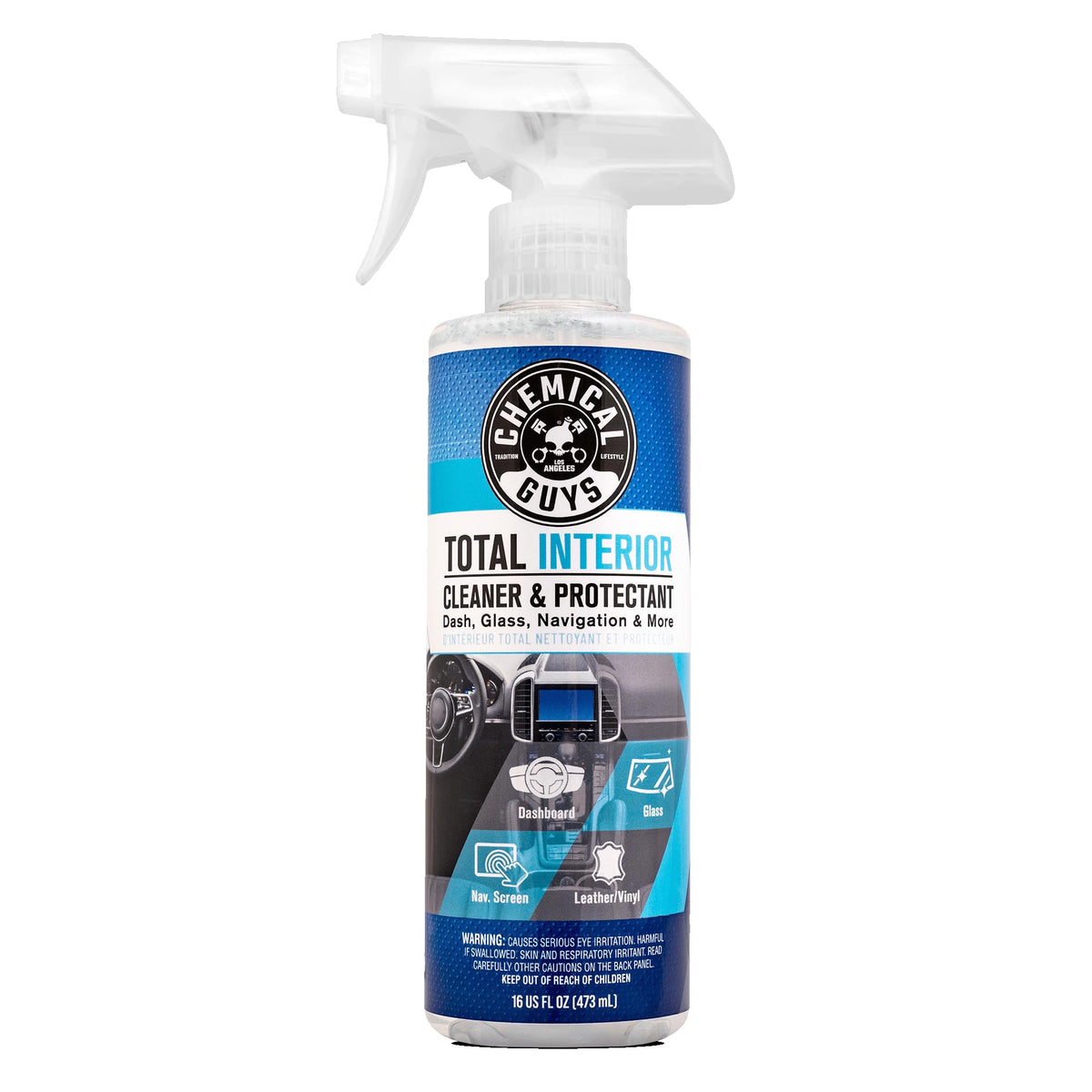 Chemical Guys, Total Interior Cleaner, Protectant & Car - Product Imagery