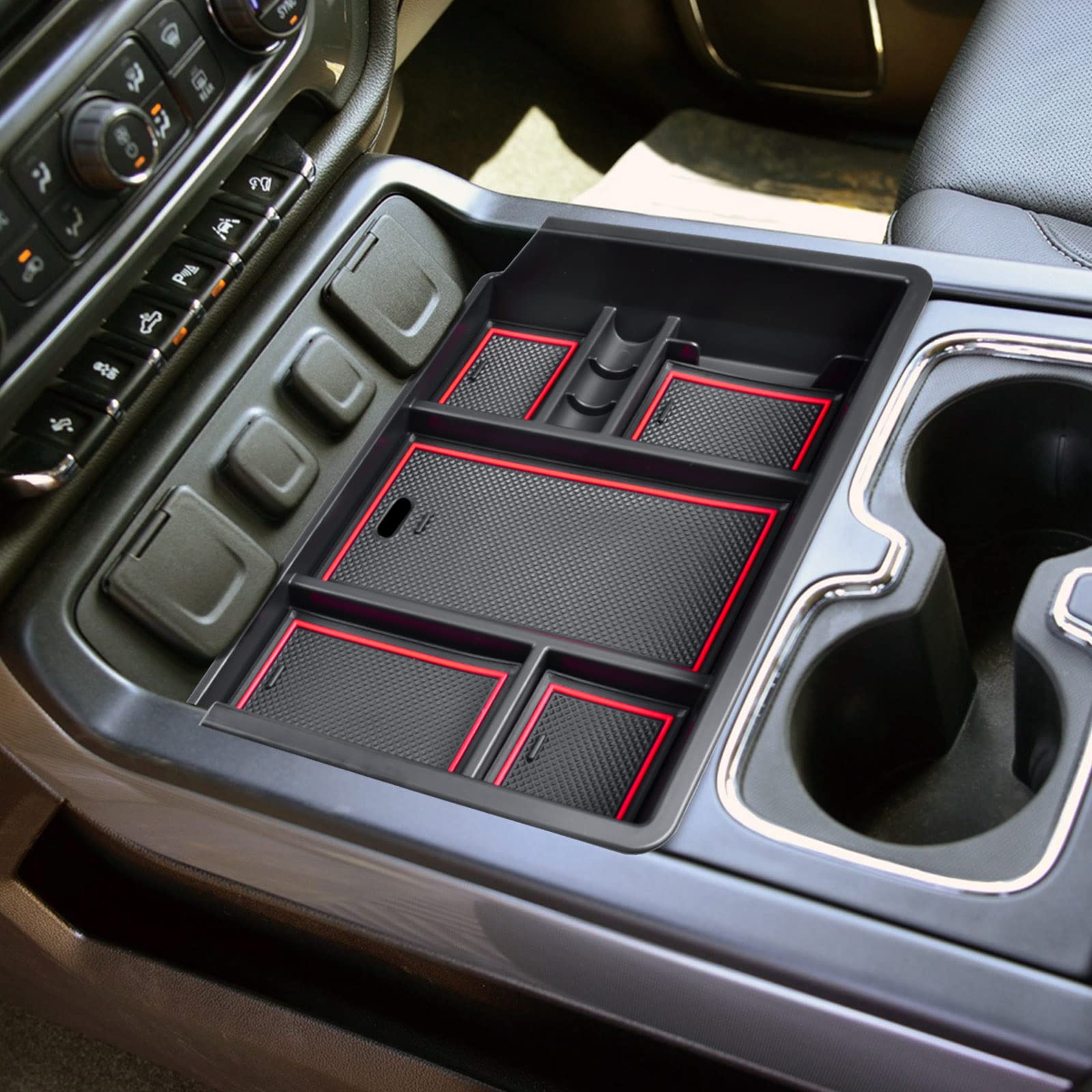 Center Console Organizer Tray for 2014-2018 Chevy Silverado/GMC - Product Imagery