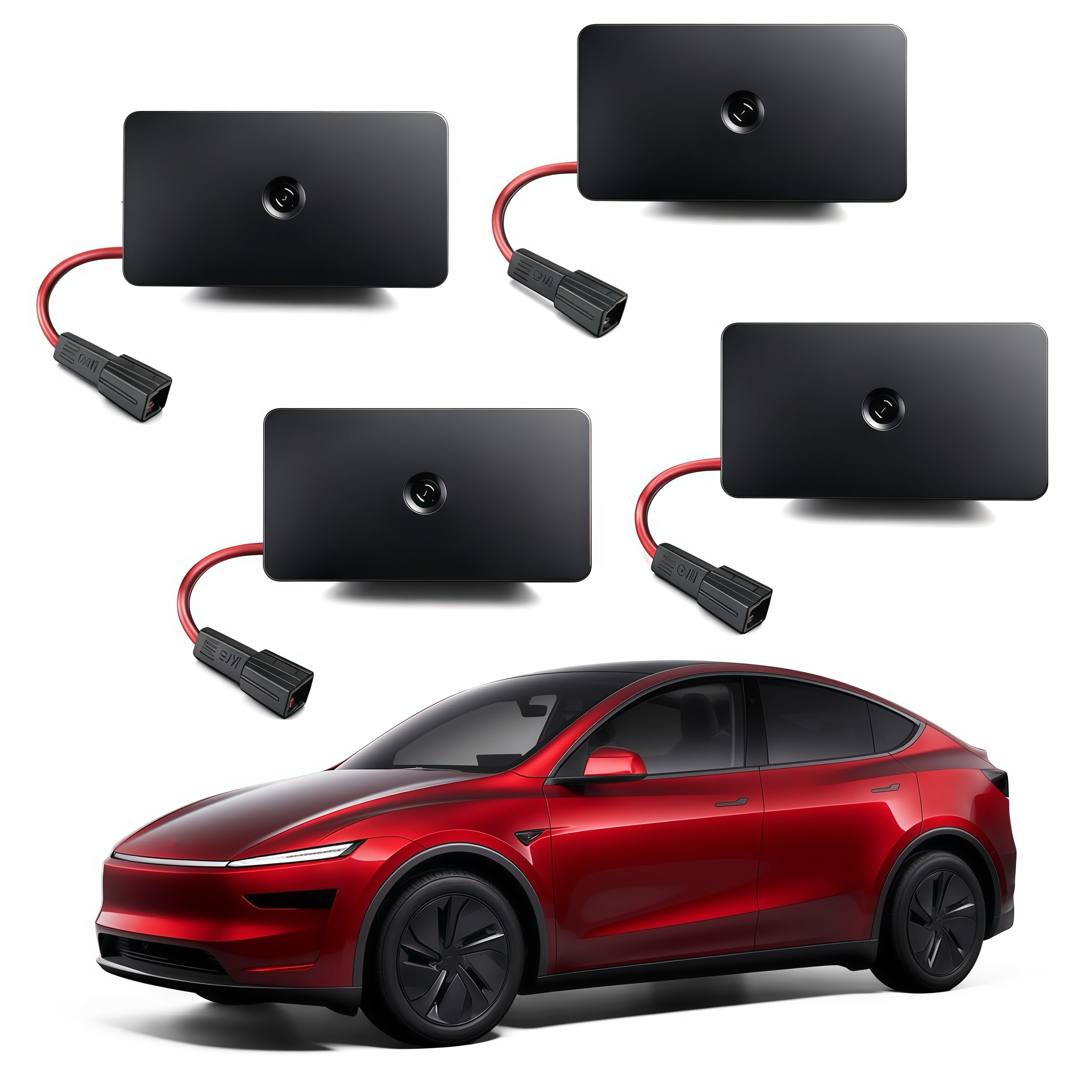 Tesla Model Y/3/X/S/YL Accessories Car Door Lights Logo - Product Imagery