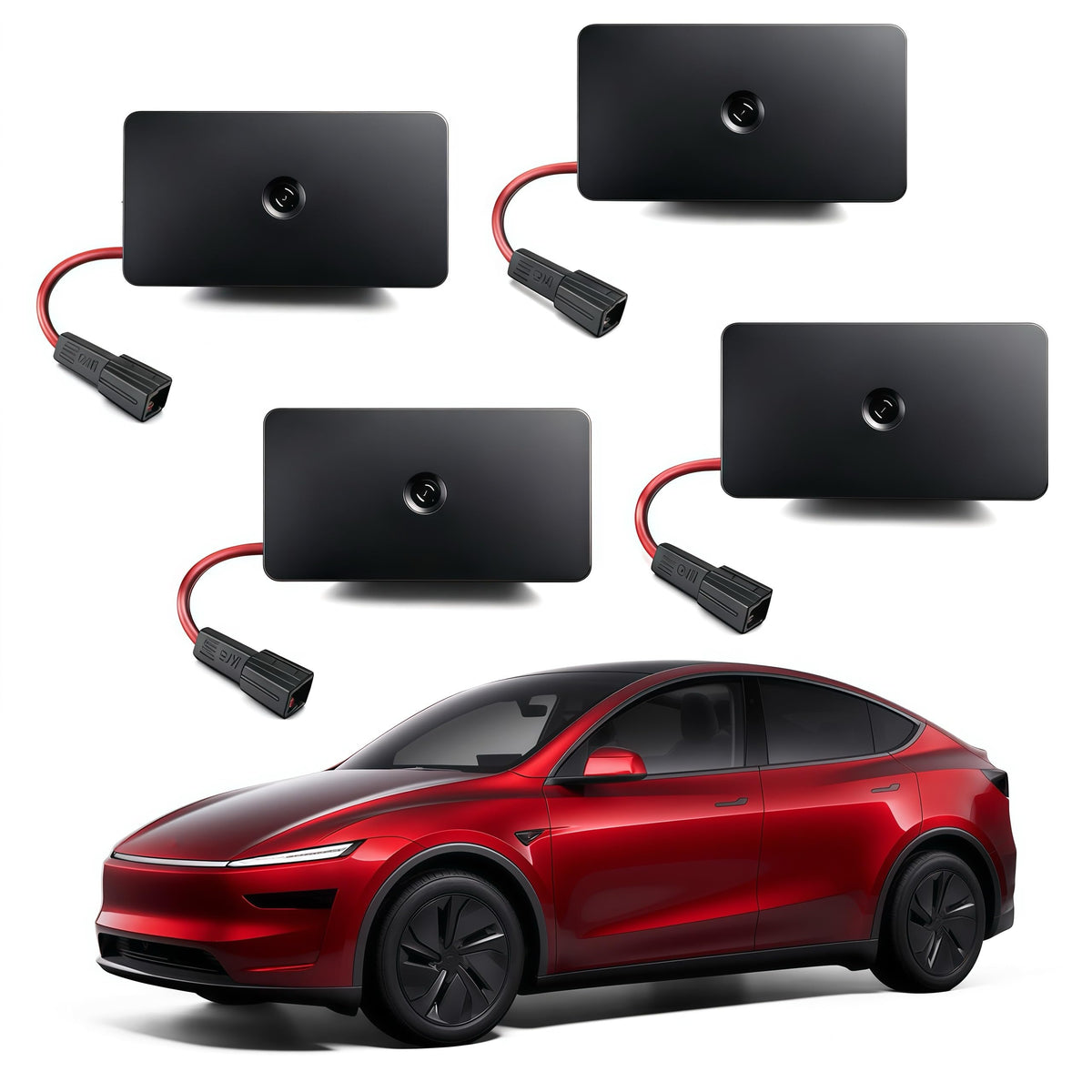 Tesla Model Y/3/X/S/YL Accessories Car Door Lights Logo - Product Imagery
