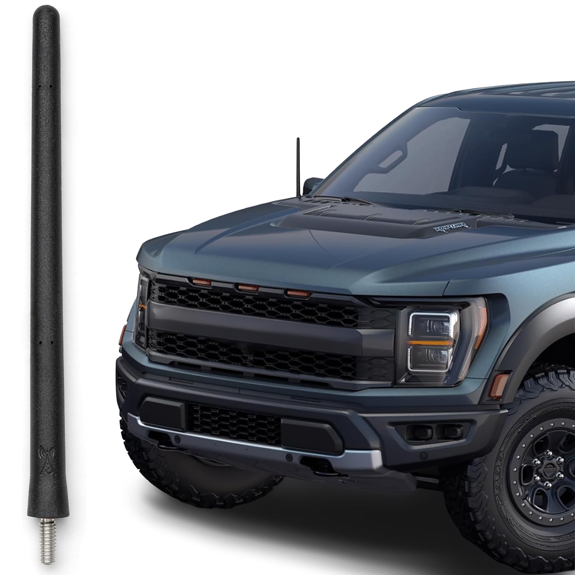 Short Rubber Car Antenna for Ford F-150 2009-2027 - Bronco - Product Imagery