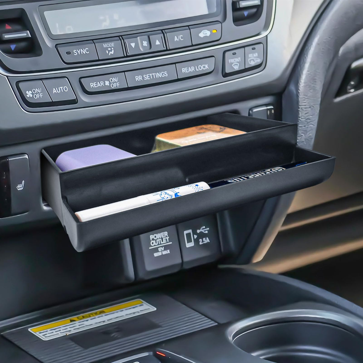 Console Drawer Tray for Honda Pilot 2016-2022/ Honda Ridgeline - Product Imagery