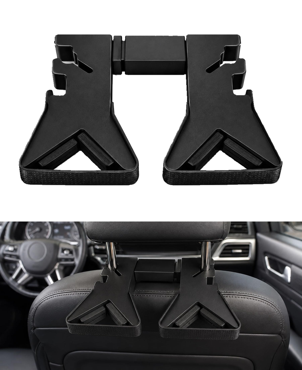 2026 Adjustable Seat Back Gun Rack, Universal Vehicle Rifle - Product Imagery