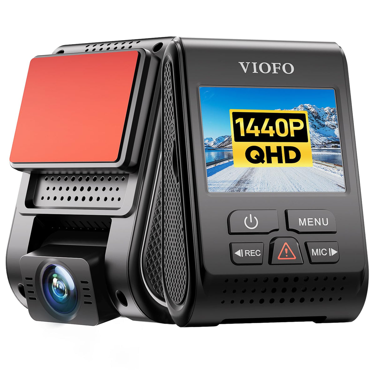 VIOFO A119 V3 Dash Cam, 2K Front Recording, GPS, True HDR Car - Product Imagery