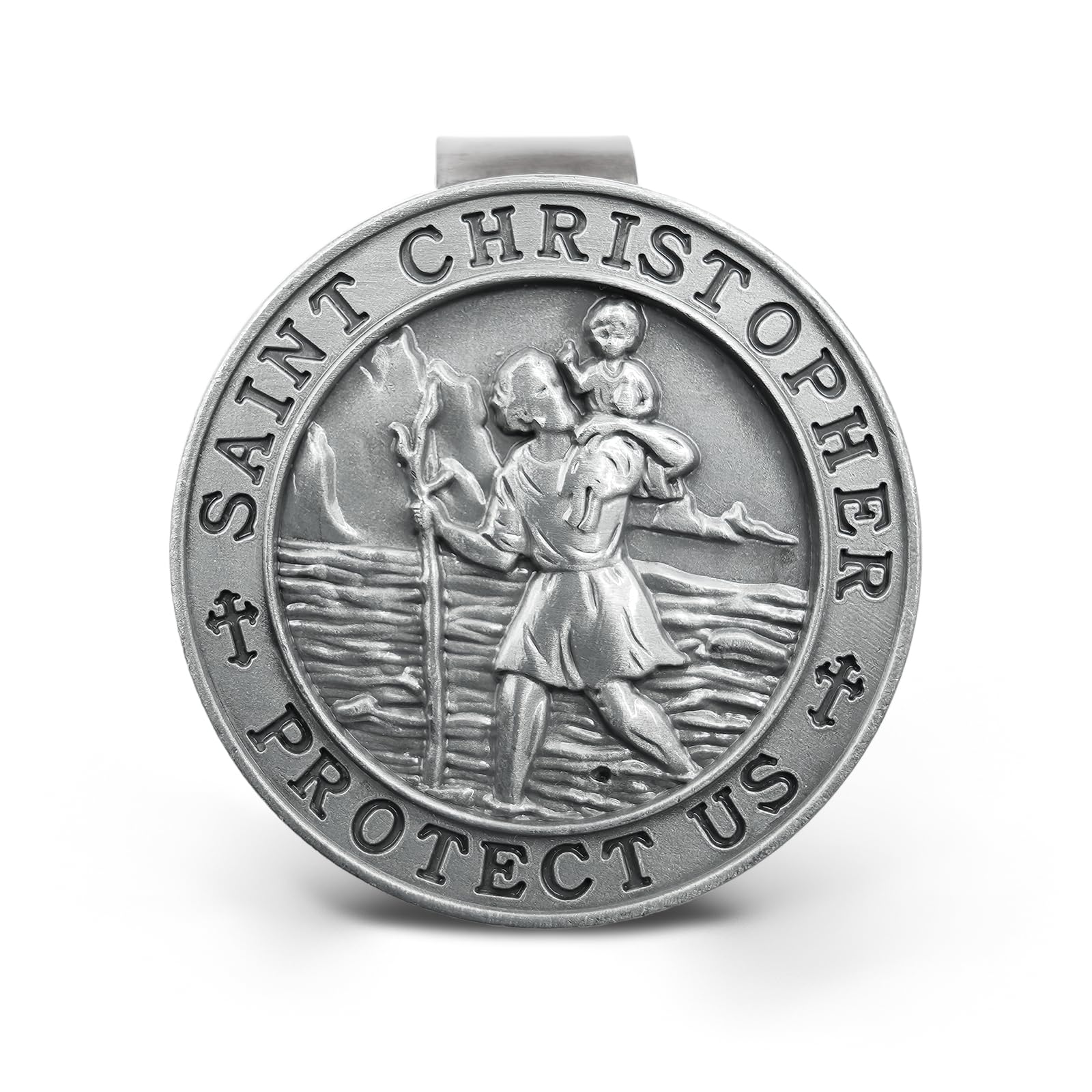 St Christopher Medal for Car, Saint Christopher Medal for Car - Product Imagery