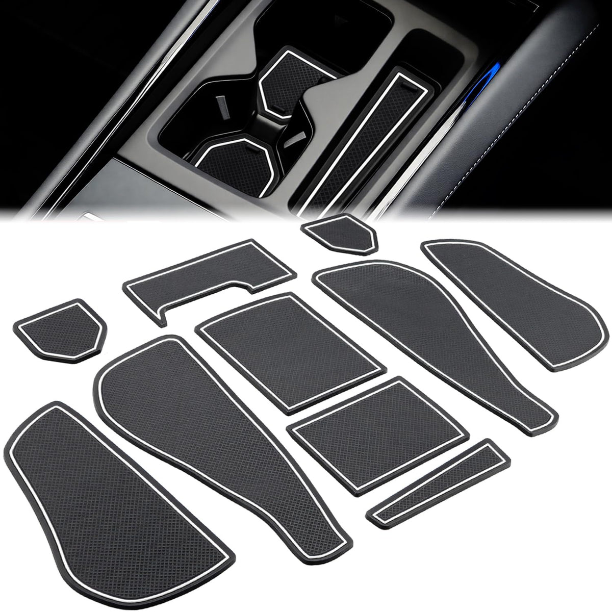Auovo Anti Dust Door Mats for Volkswagen VW Tiguan 2025 2026 - Product Imagery