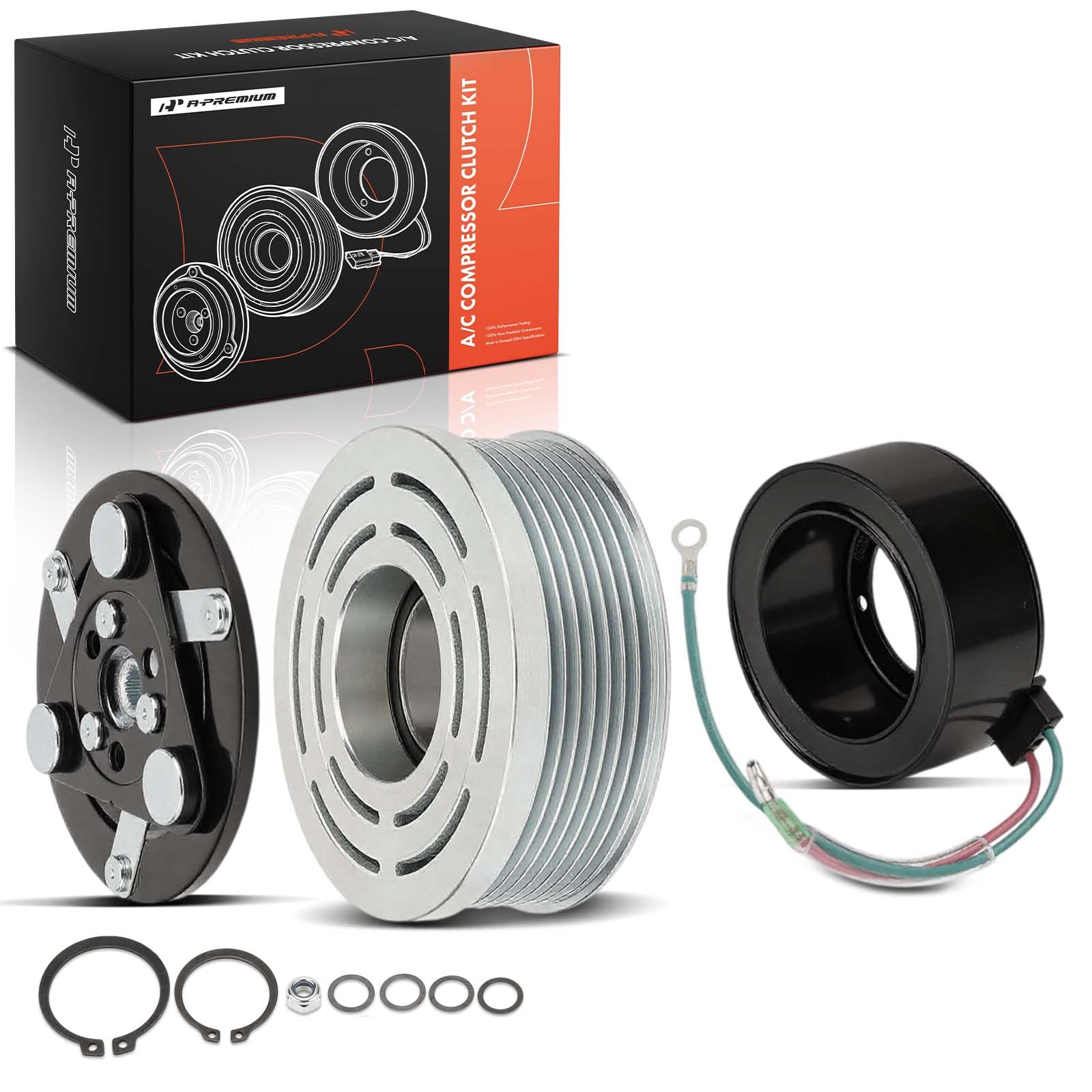 A-Premium Air Conditioner AC Compressor Clutch Kit - Product Imagery