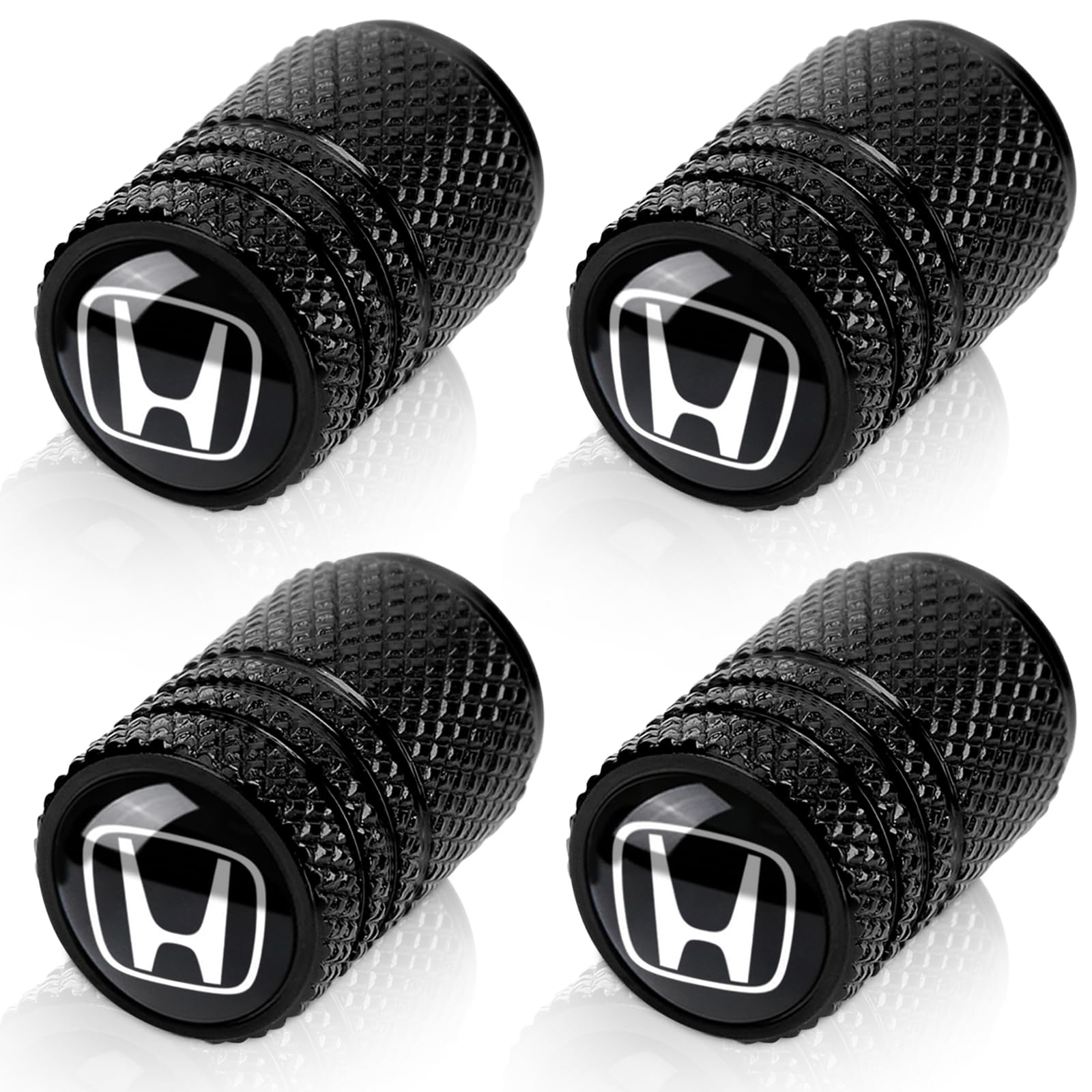 Tire Valve Stem Caps Cover for Honda Metal Car Wheel Air caps - Product Imagery