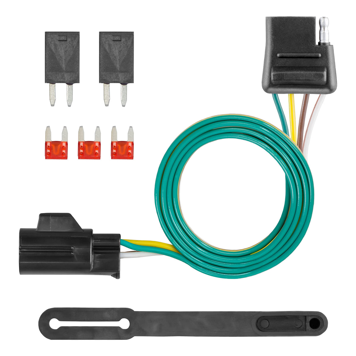CURT 56012 Vehicle-Side Custom 4-Pin Trailer Wiring Harness for - Product Imagery